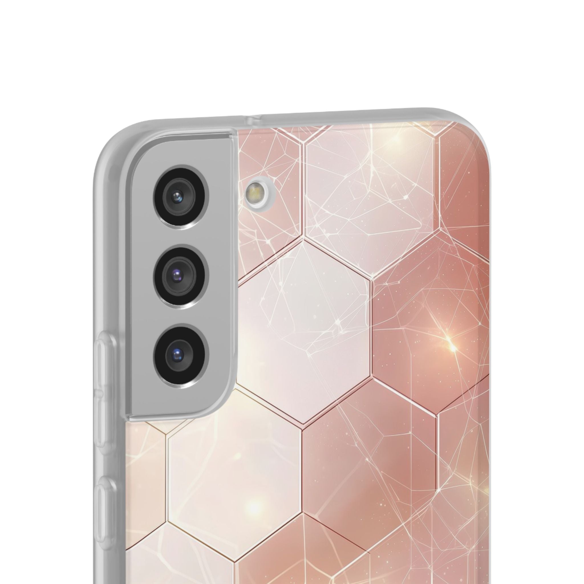 Honeycomb Glow Samsung S22 Plus Case - Soft
