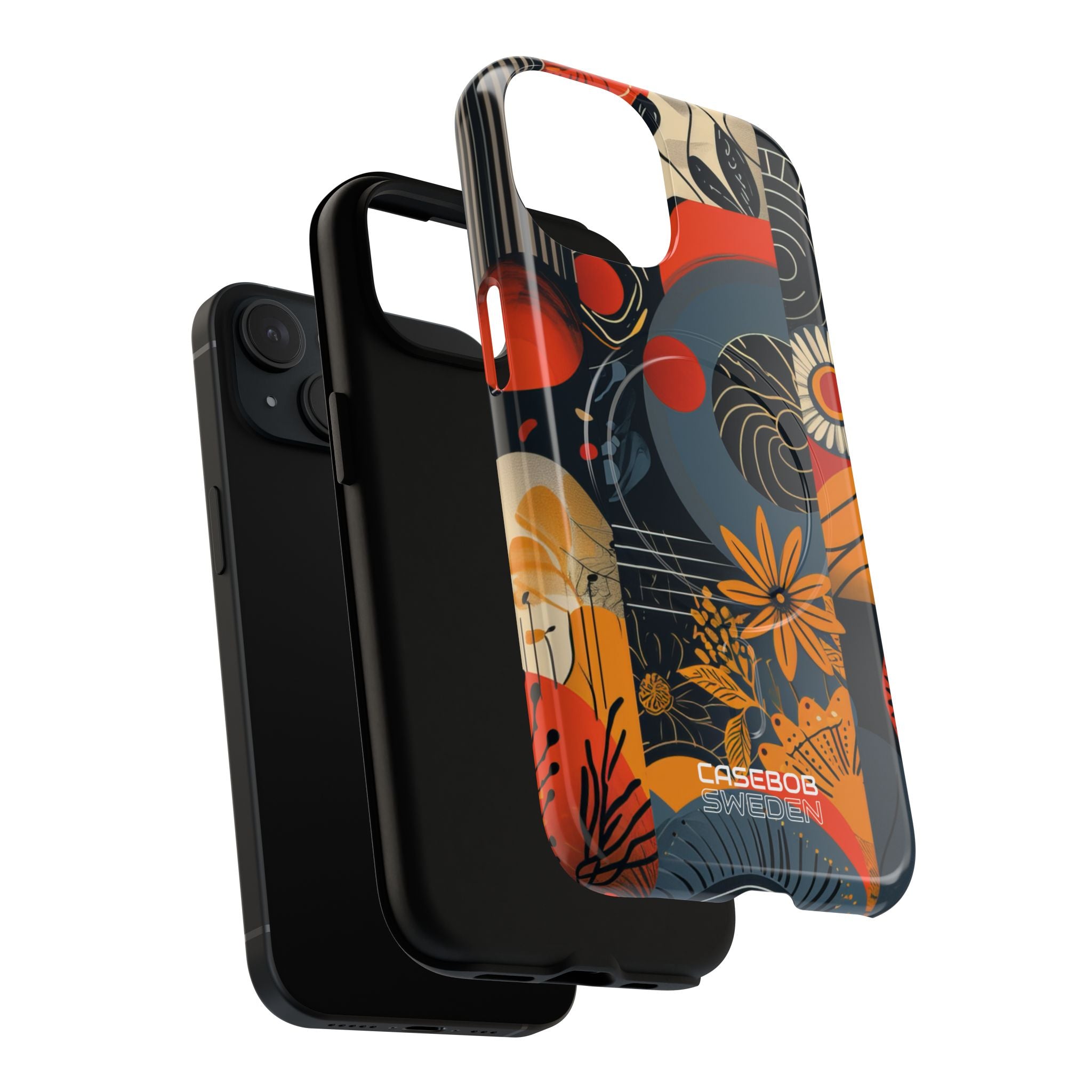 Fire Bloom Flow iPhone 15 - Tough+