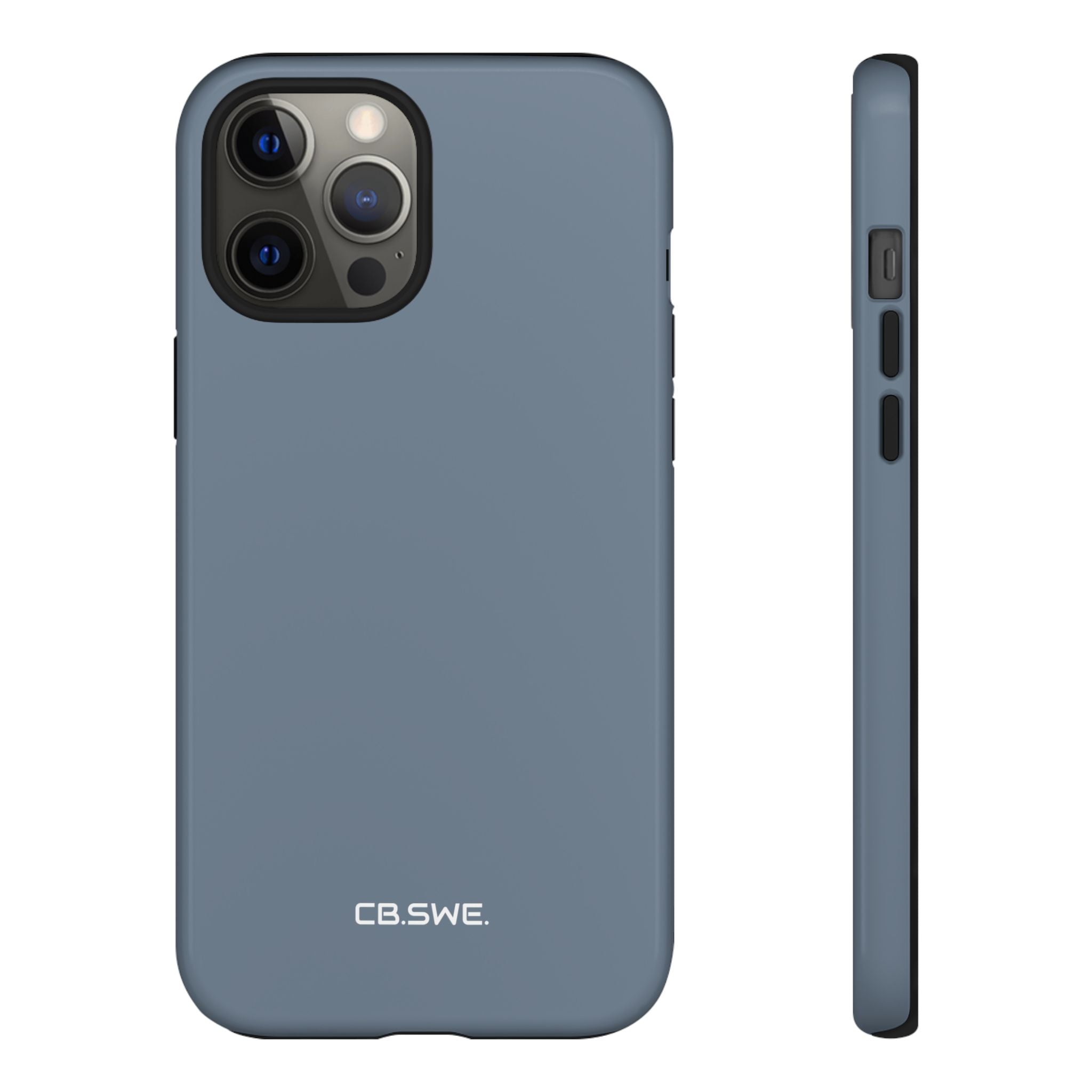 Slate Gray iPhone Case - Tough