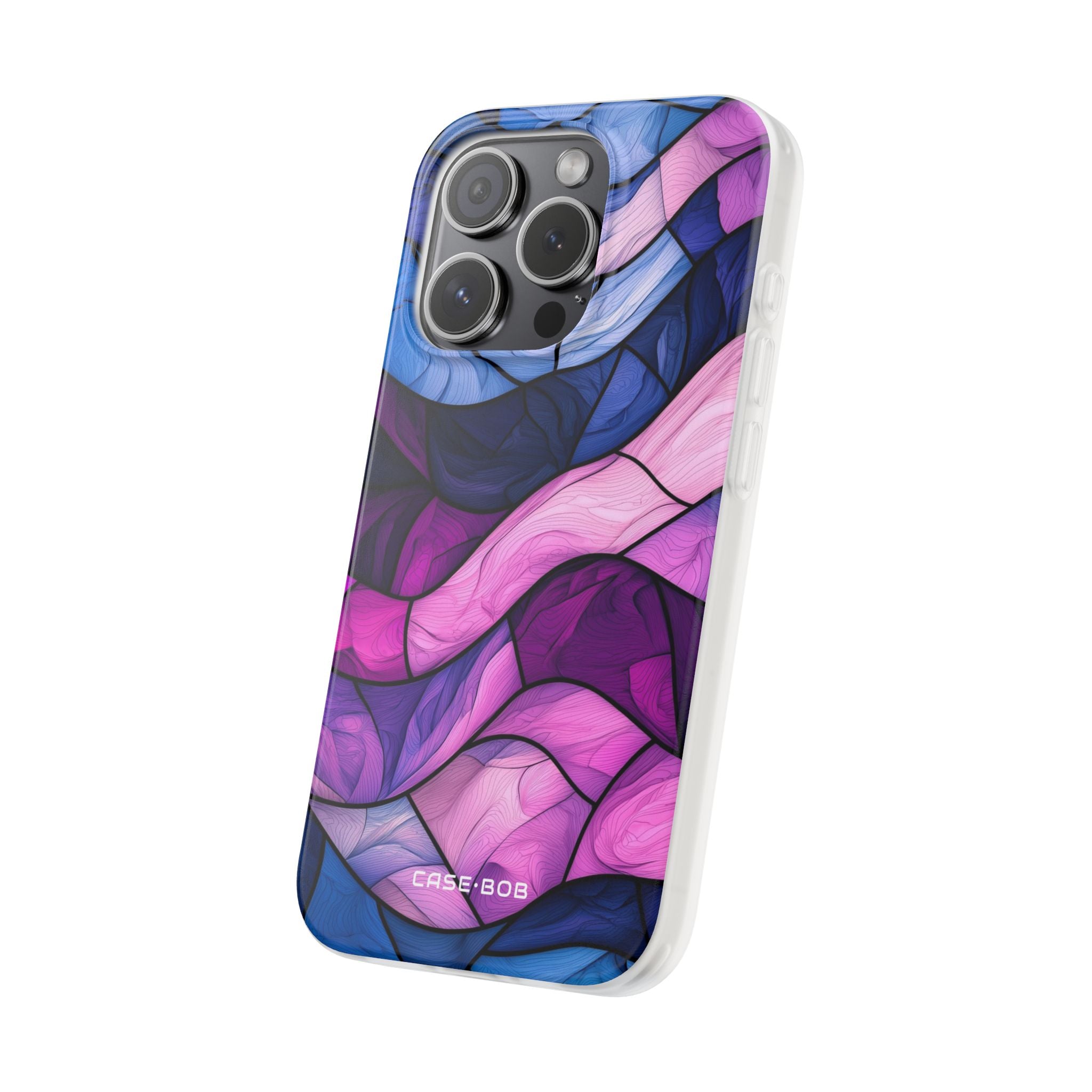 Wavelike Glow iPhone 15 Pro Case - Soft