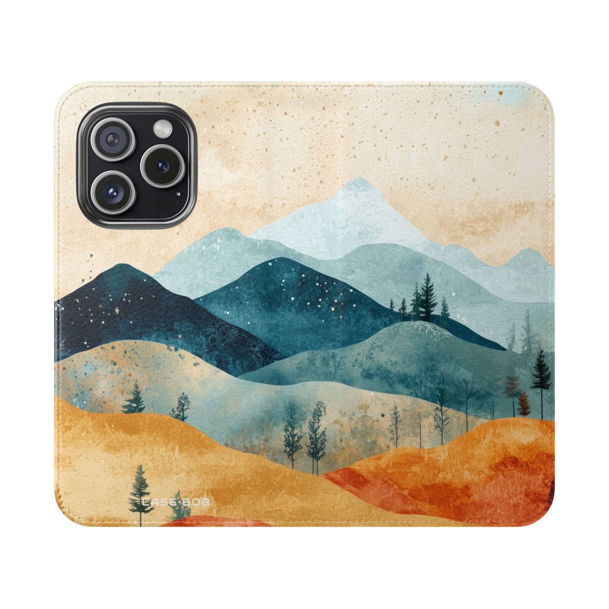 Blue Ridge Moon - iPhone 15 Pro Case - Wallet