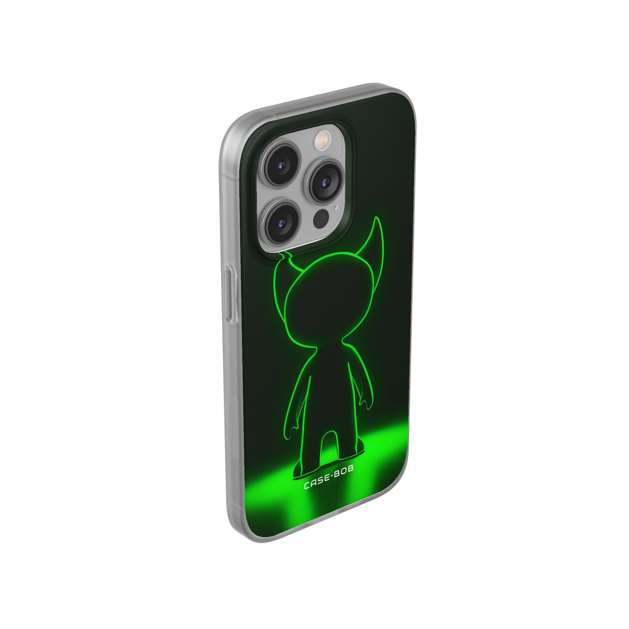Neon Horned Glow iPhone 14 Pro Case - Soft