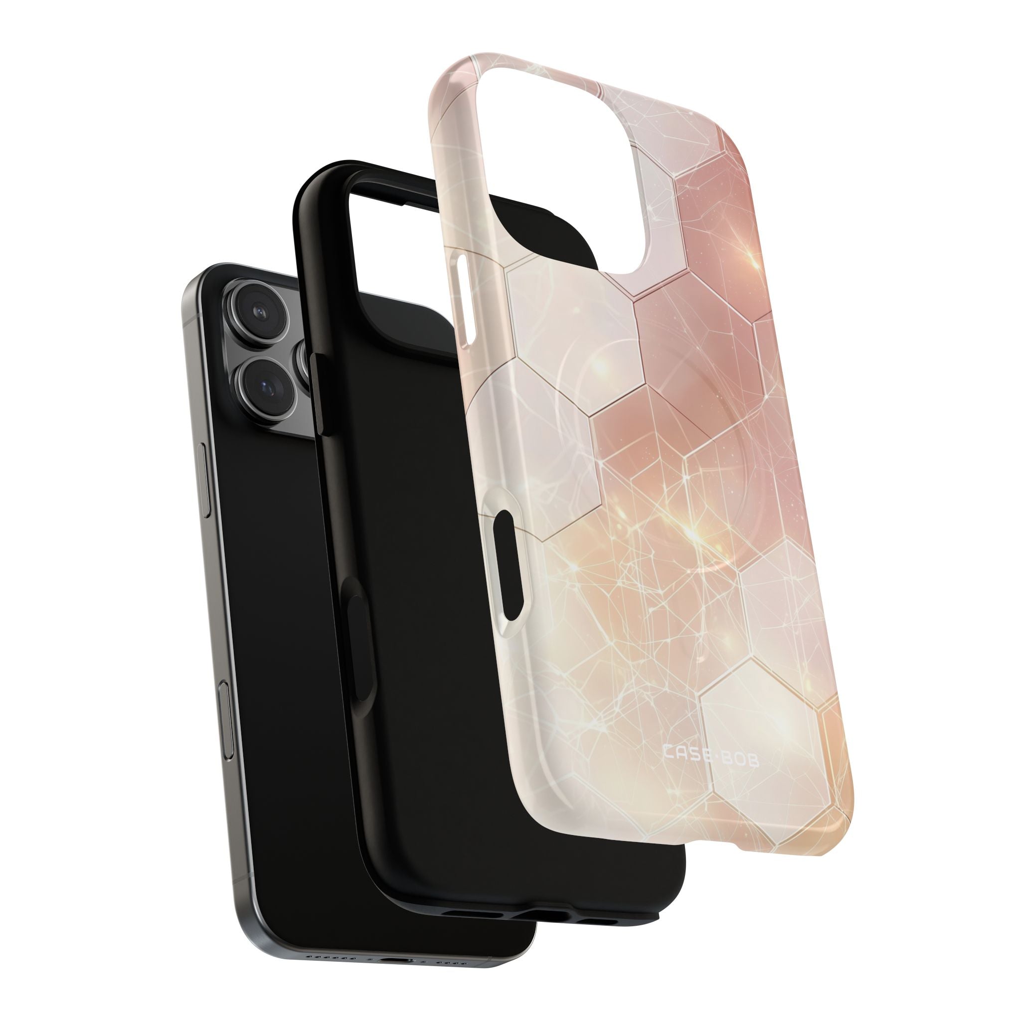 Honeycomb Glow iPhone 16 Pro Max Case - Tough+