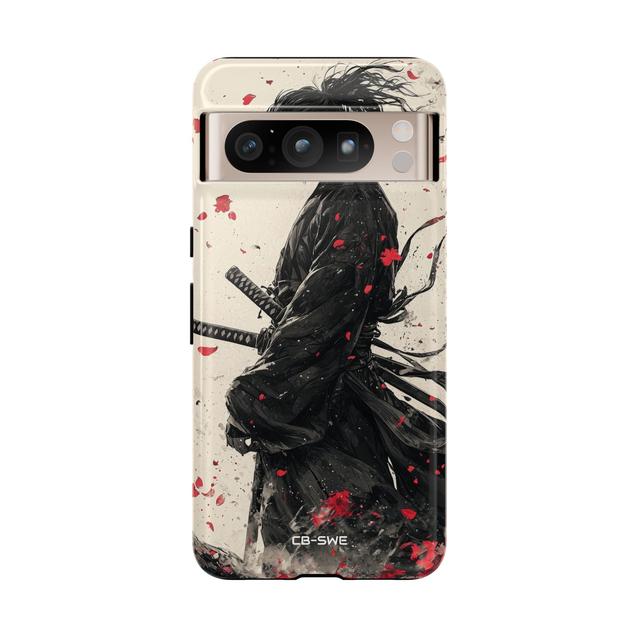 Falling Samurai Petals - Google Pixel Case