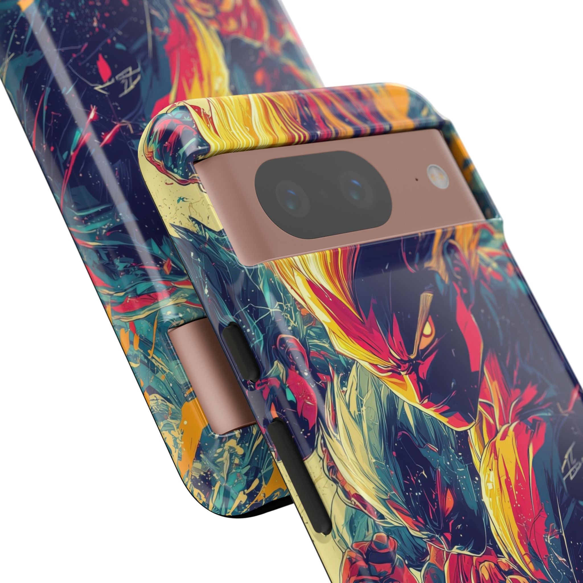 Yellow Fury Google Pixel 8 Case - Tough