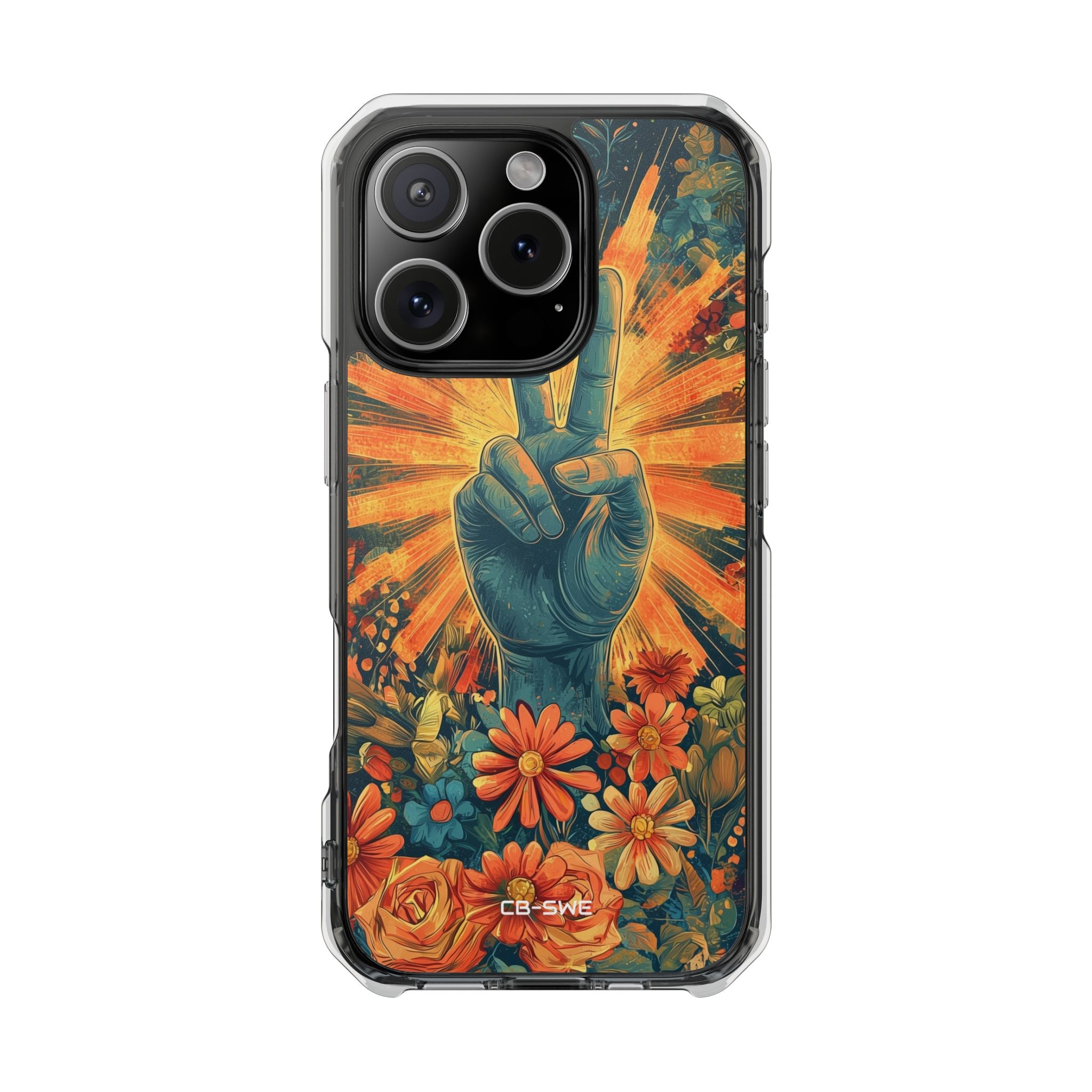 Flowers Embrace Peace iPhone Case - Impact
