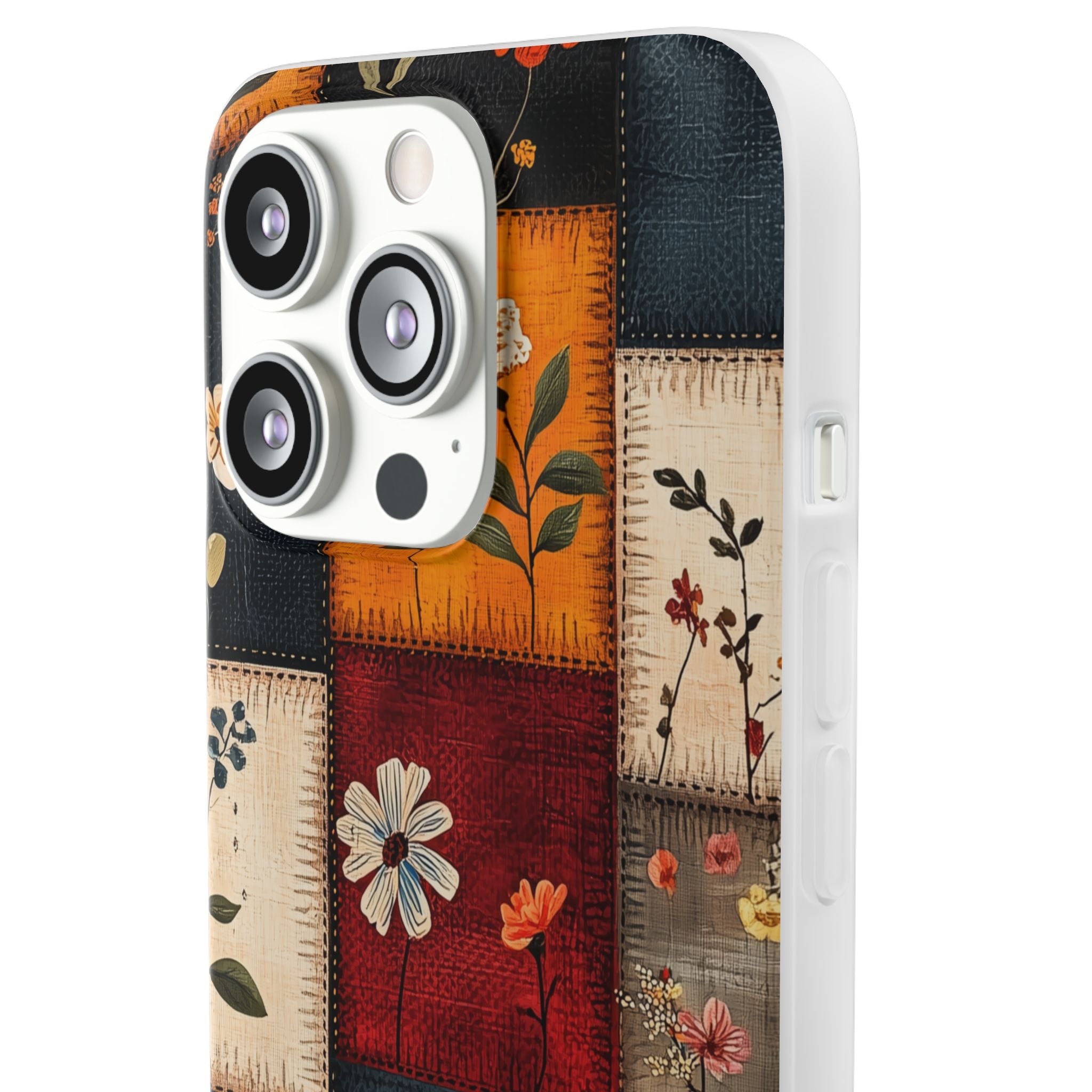 Patchwork Blooms iPhone 13 Pro - Soft