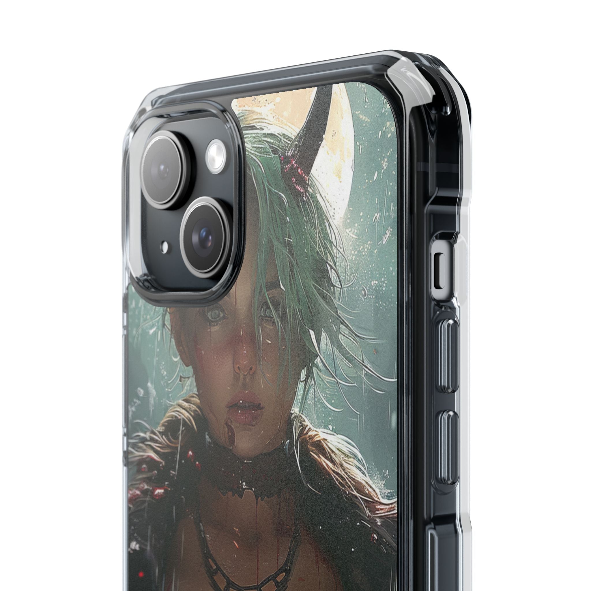 Moonlit Horned Beauty iPhone 15 - Impact Clear+