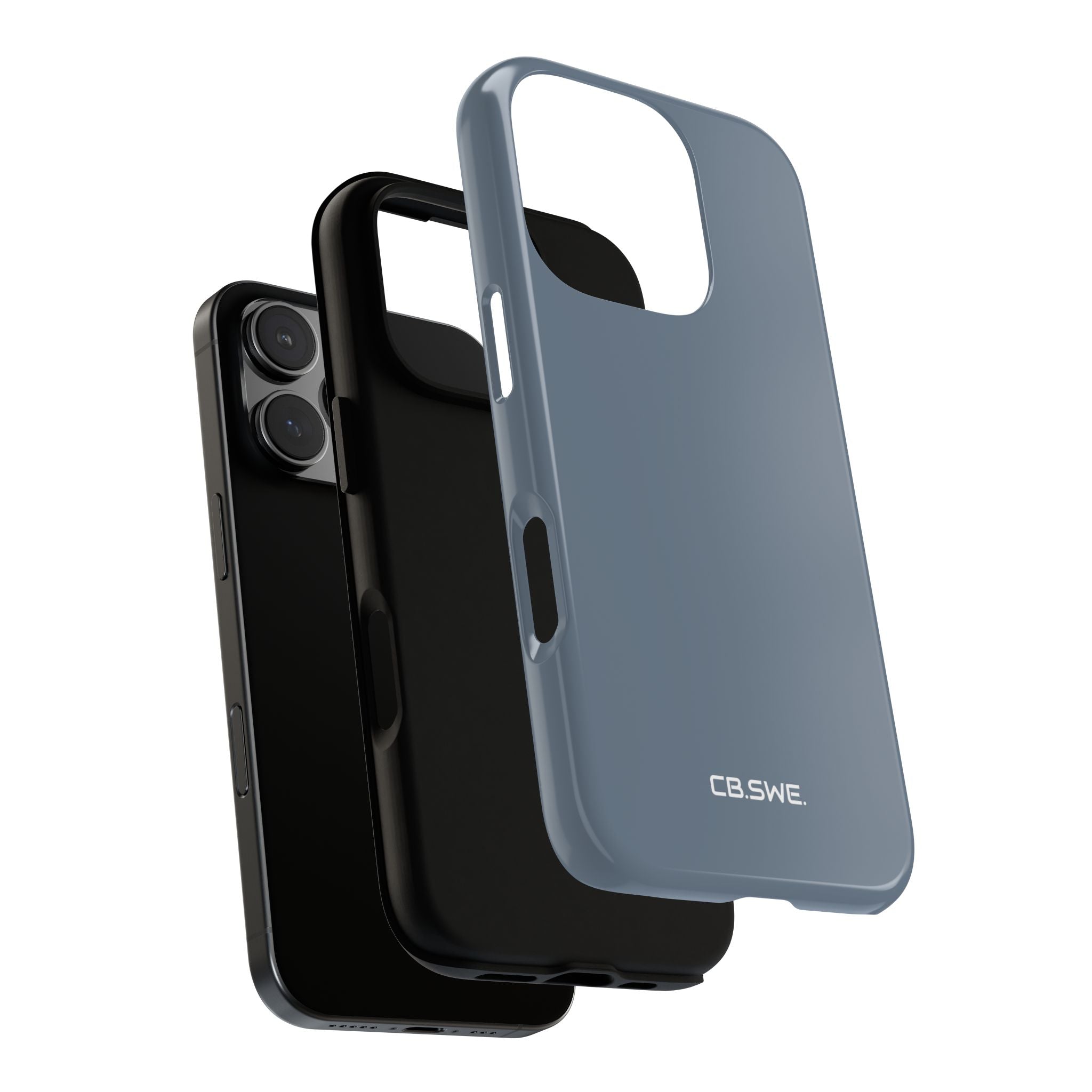 Slate Gray iPhone Case - Tough