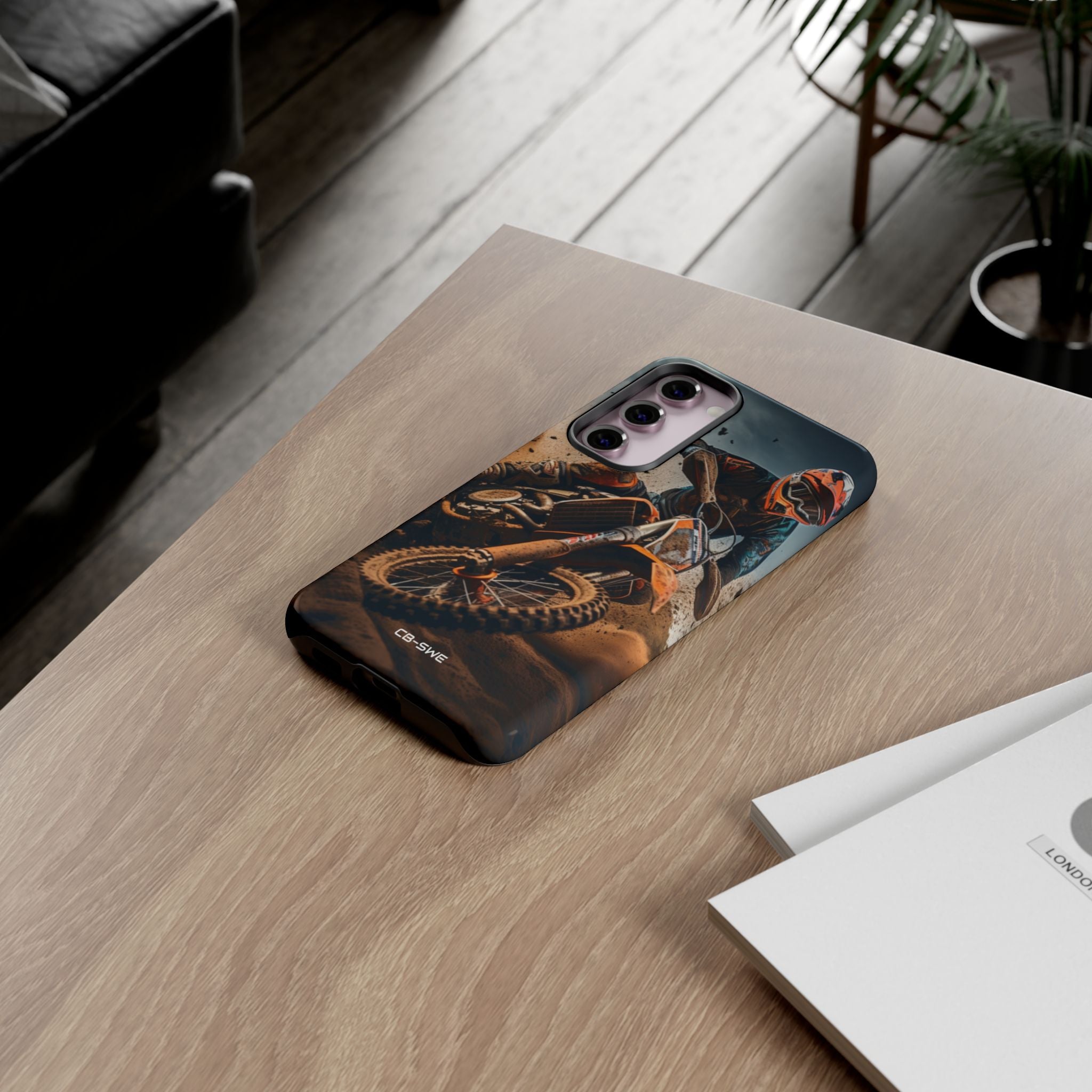 Rider Amidst Desert Fury - Samsung Case
