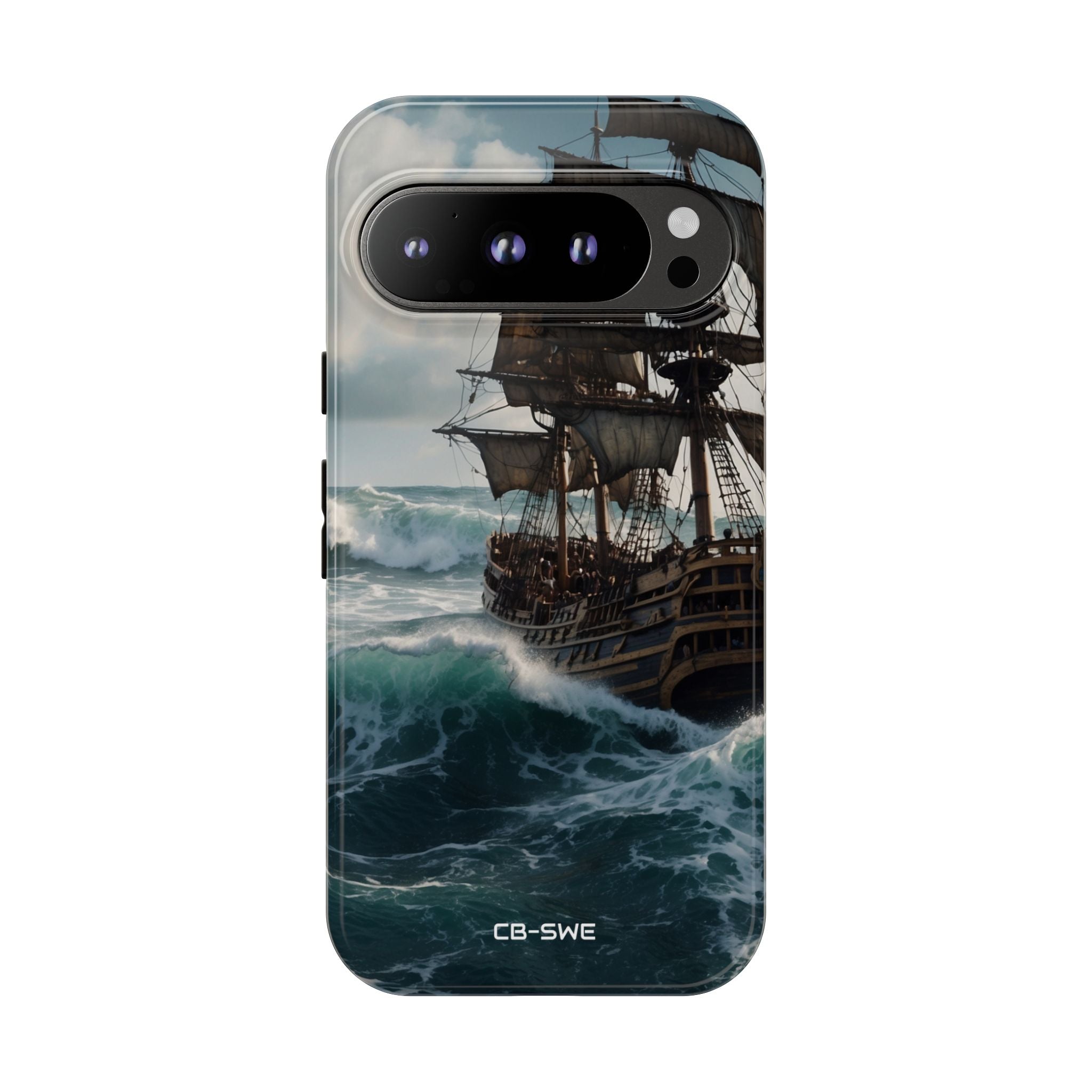 Ship Faces Waves - Google Pixel Case