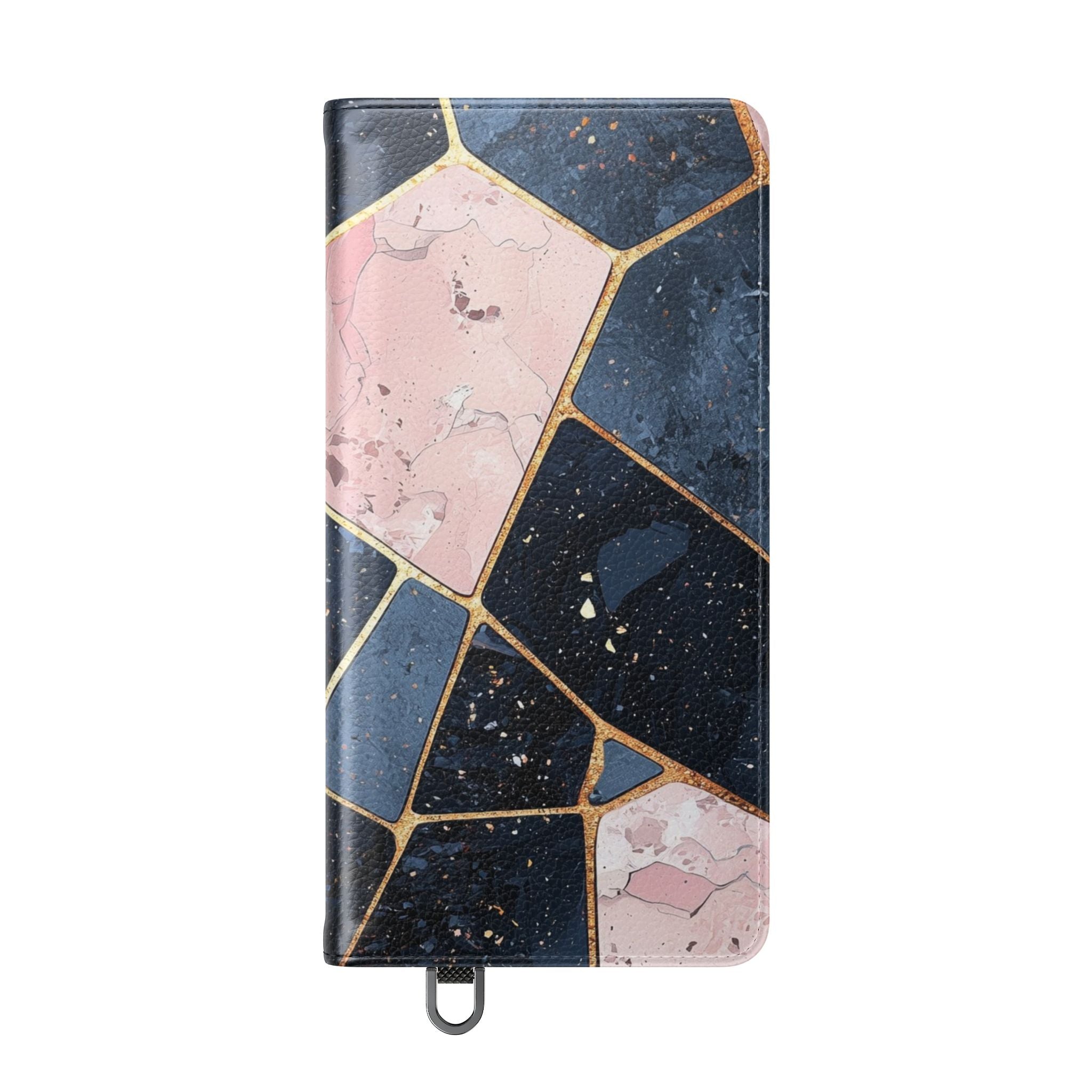 Golden Mosaic Navy - Samsung S25 Ultra Case - Wallet