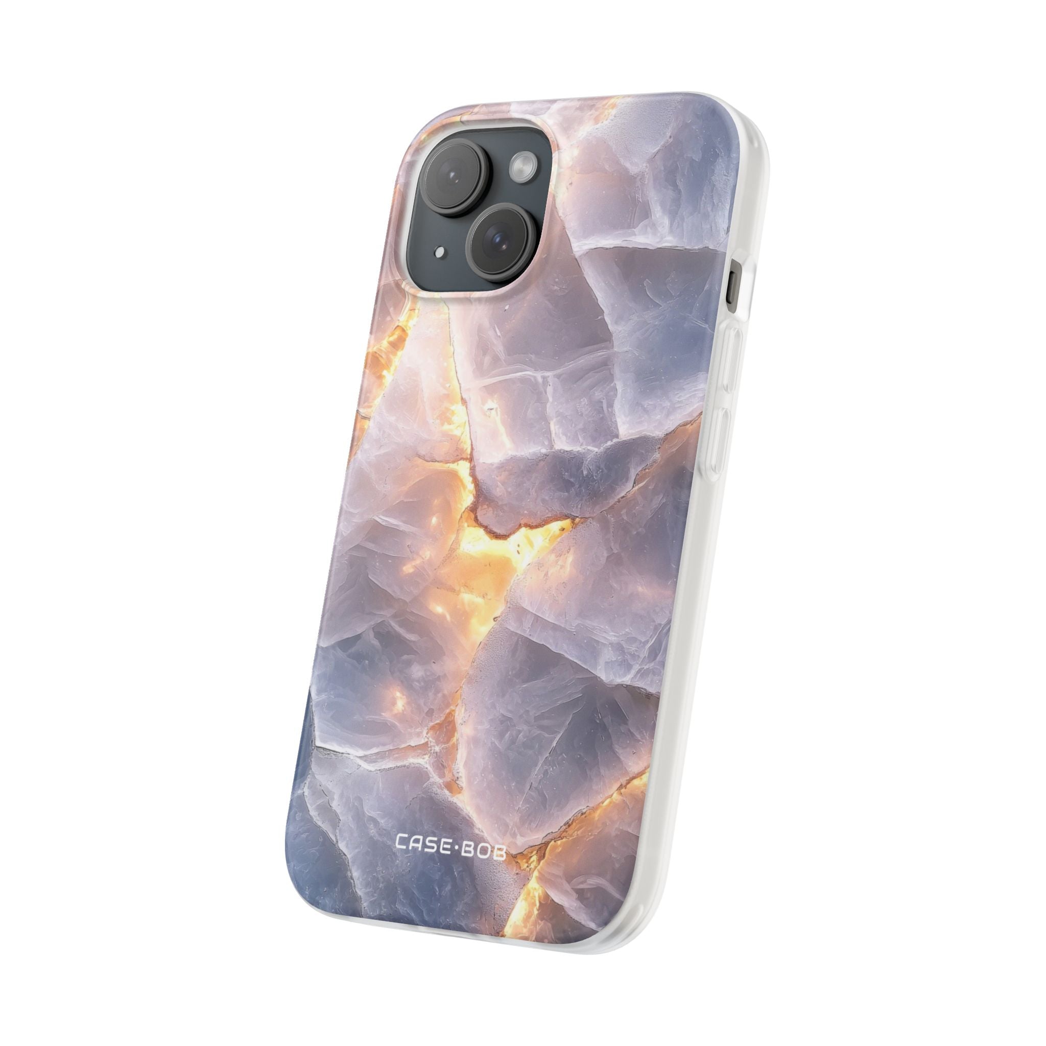Crystal Veins iPhone 15 Case - Soft