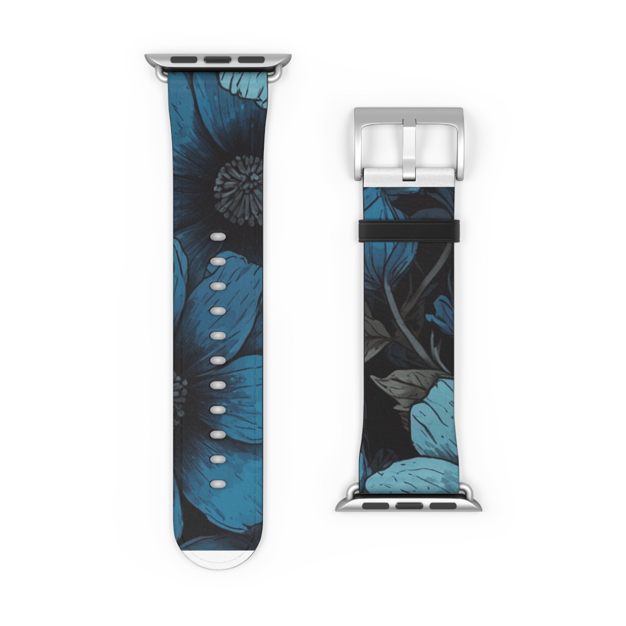 Blue Petal Bloom - Watch Band