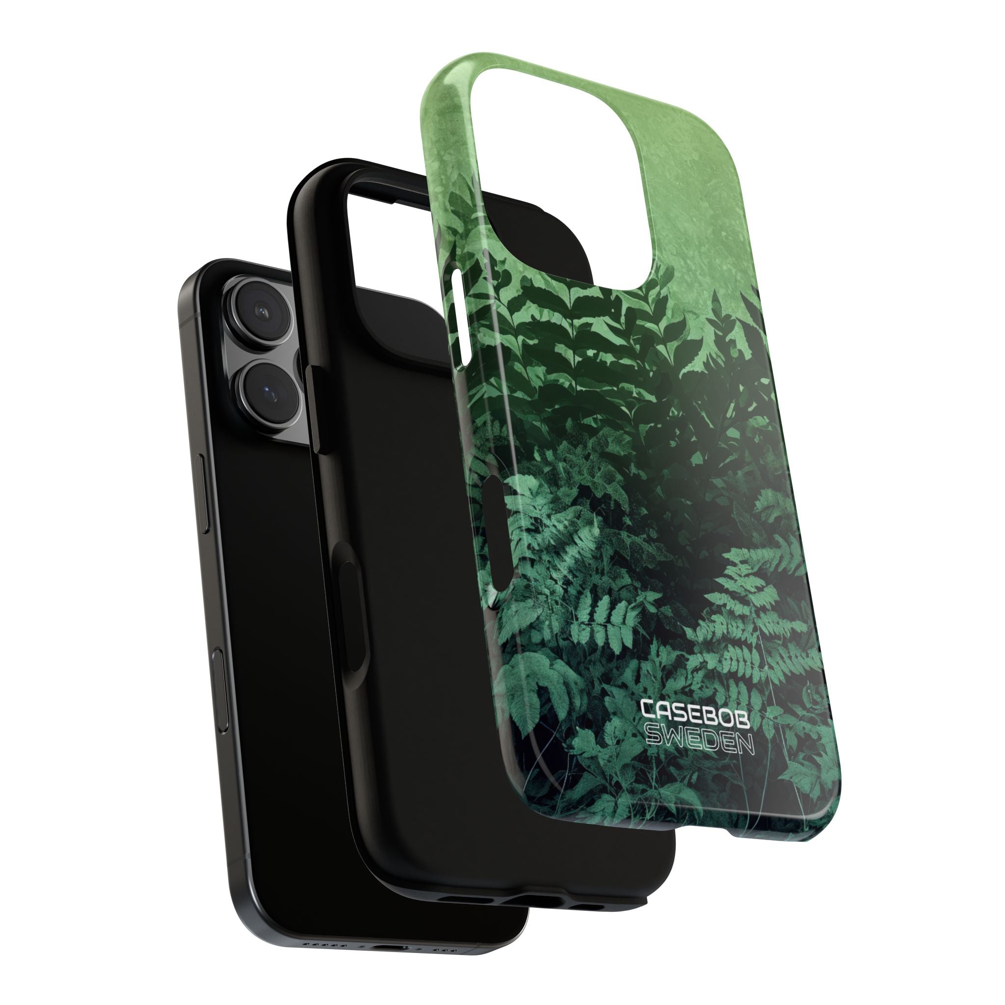Verdant Fern Silhouettes iPhone 16 - Tough