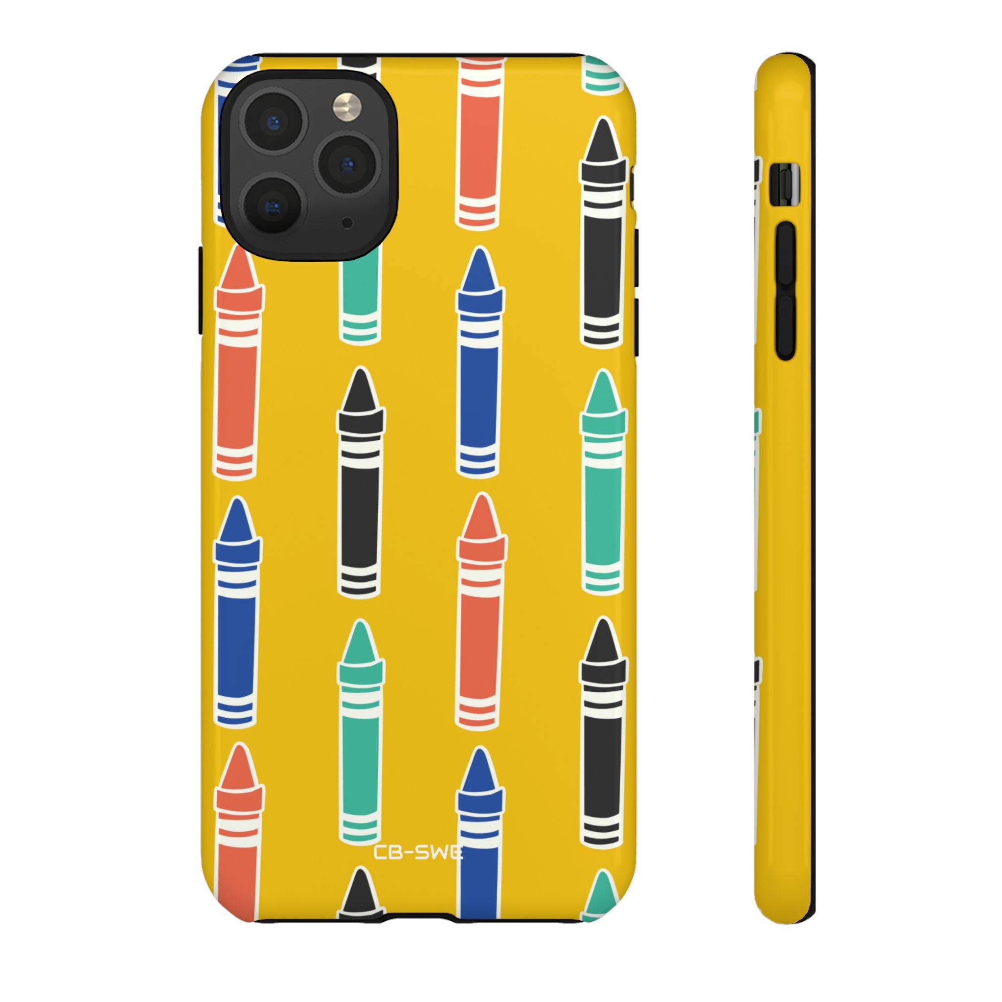 Crayons Dance Joyfully - iPhone Case