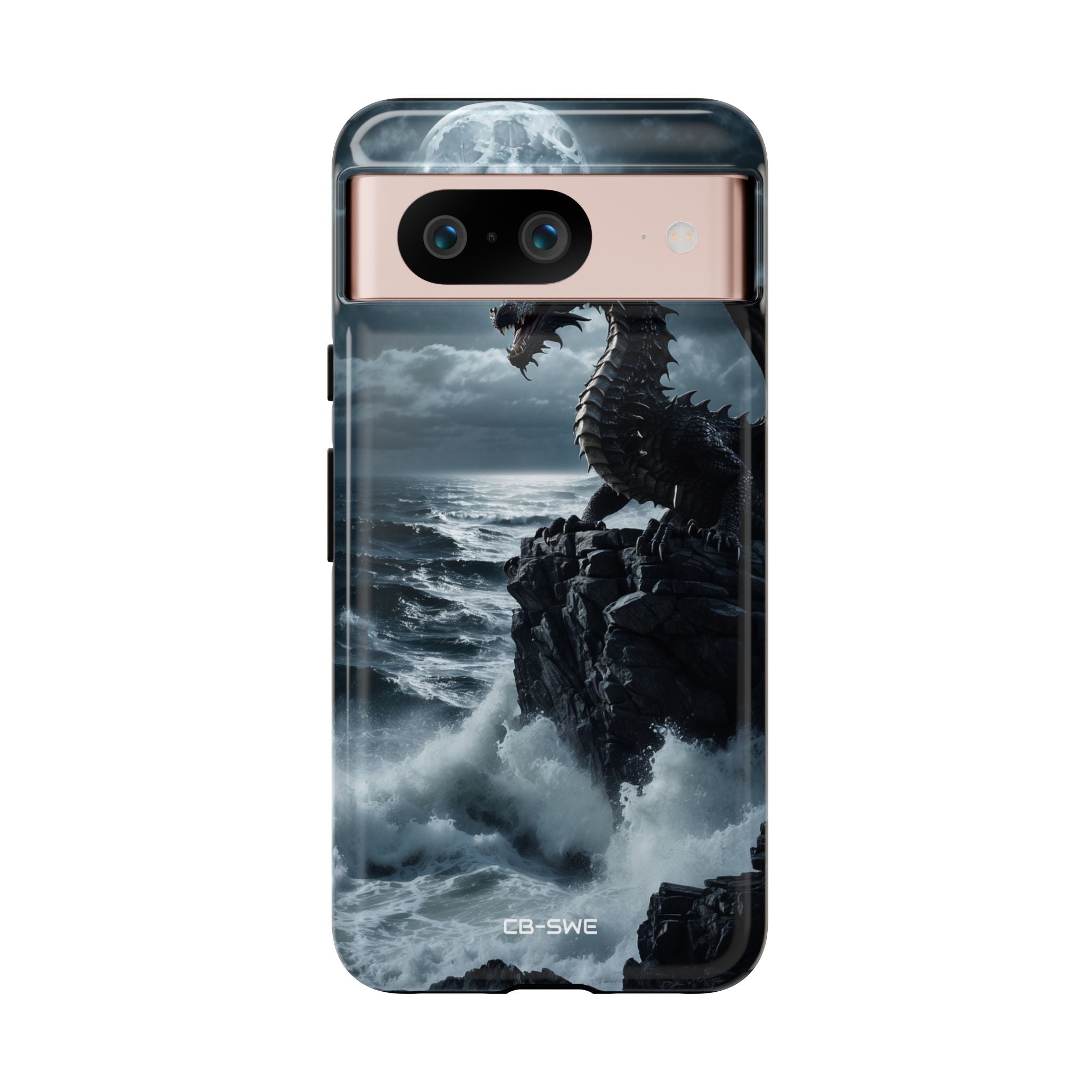 Dragon Roars Against Sea - Google Pixel Case
