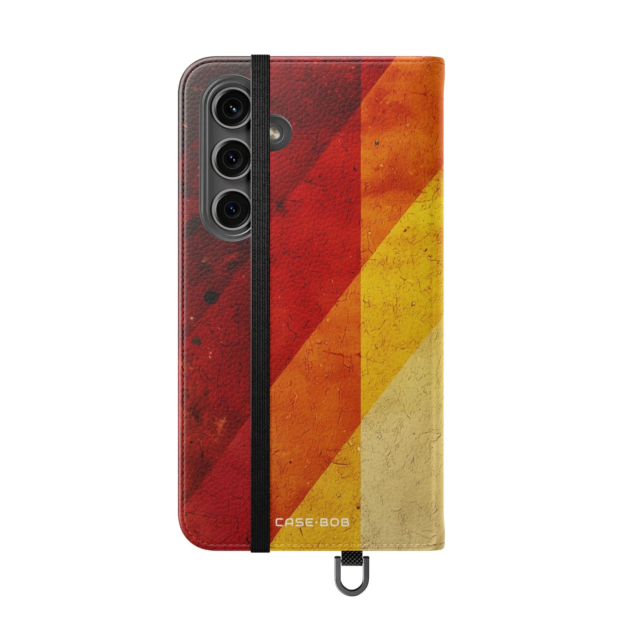 Crimson Stripes - Samsung S24 Plus Case - Wallet
