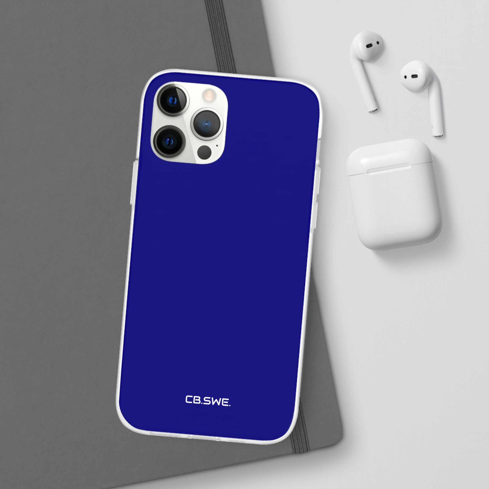 Marineblaue iPhone-Hülle – Flexi