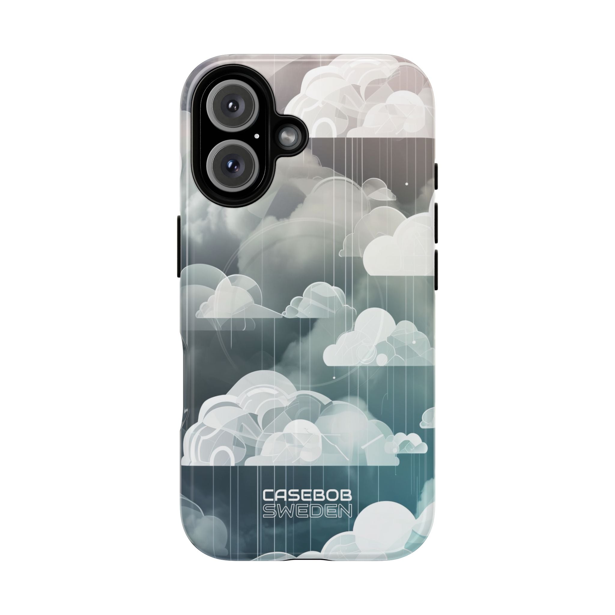 Silver Dream Clouds iPhone 16 - Tough+