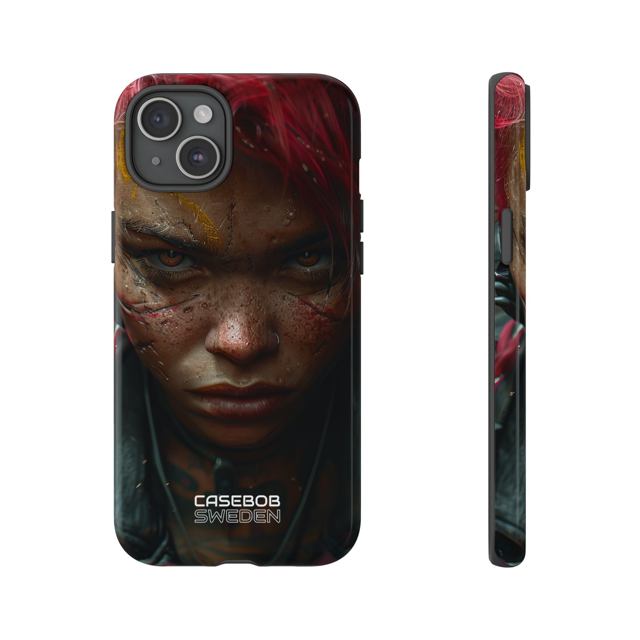 Ritratto Ribelle Cyberpunk iPhone 15 - Tough