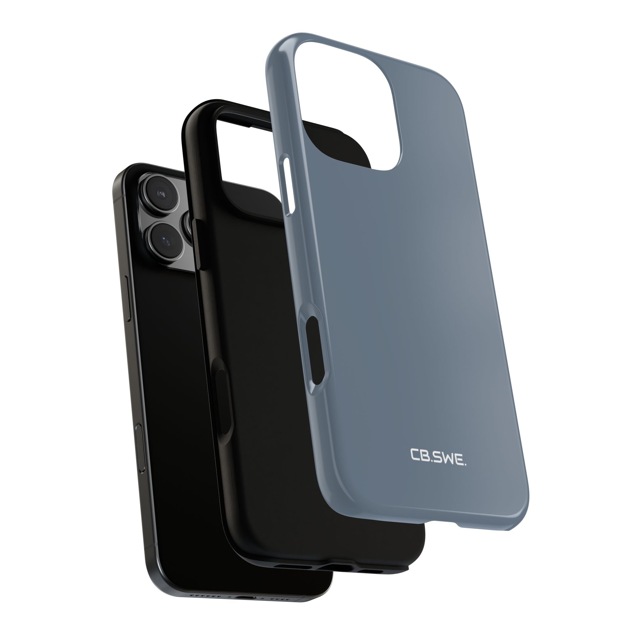 Slate Gray iPhone Case - Tough