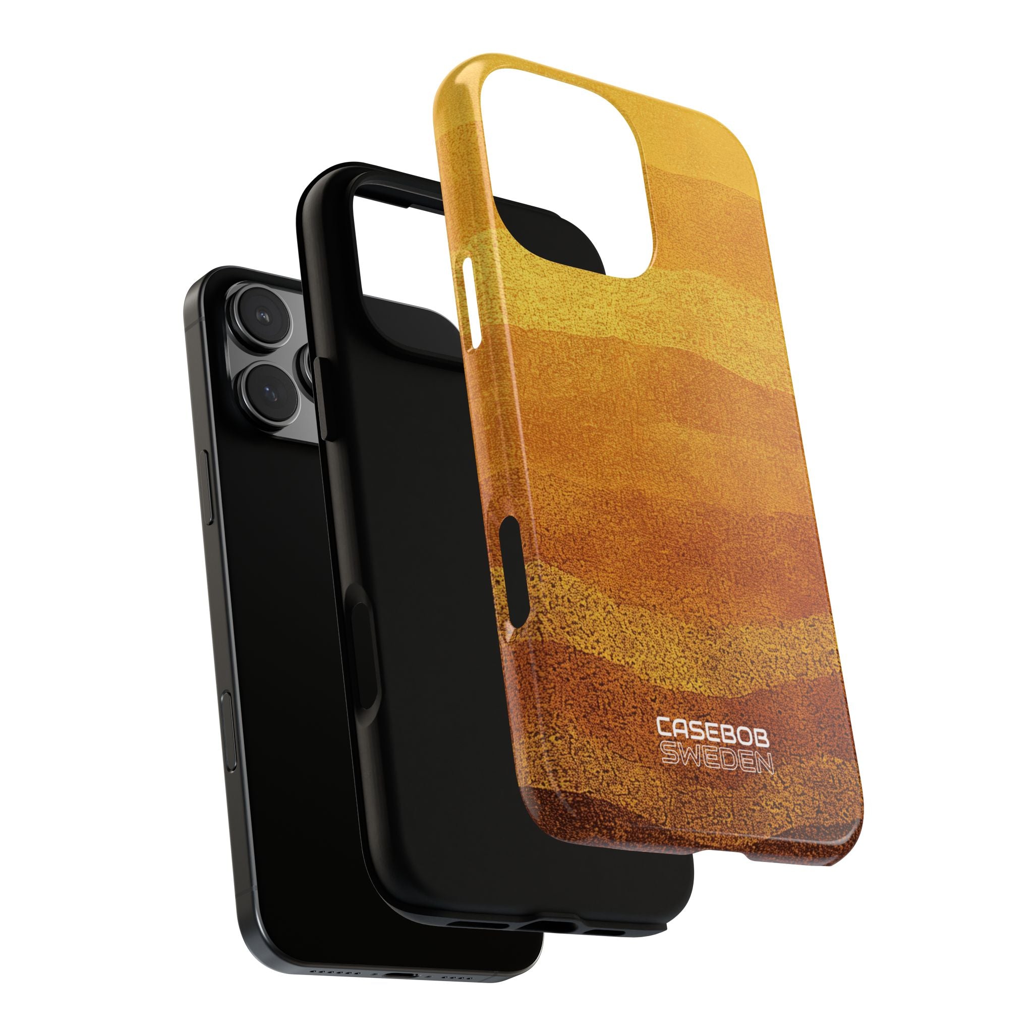 Golden Horizon Layers iPhone 16 - Resistente