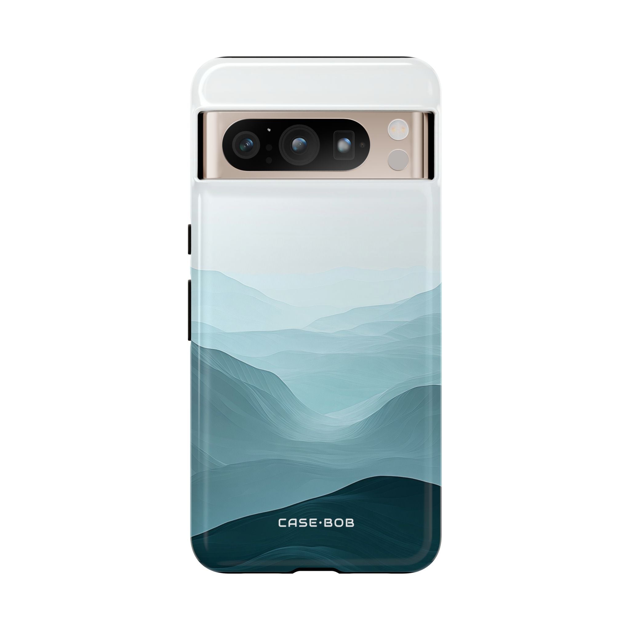 Teal Mist Mountains Google Pixel 8 Pro Case - Tough