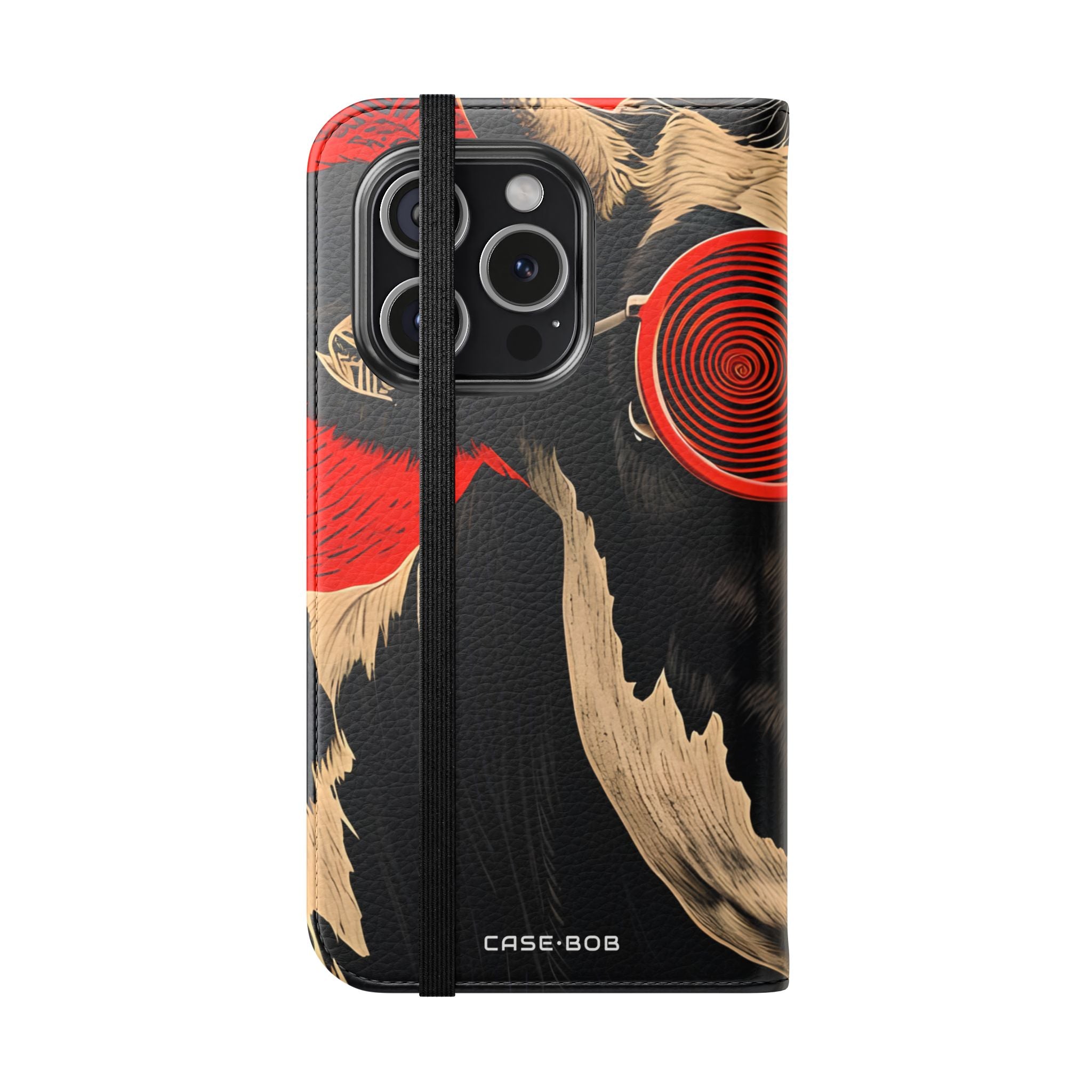 Spiraal Koe Visie - iPhone 15 Pro Case - Portemonnee