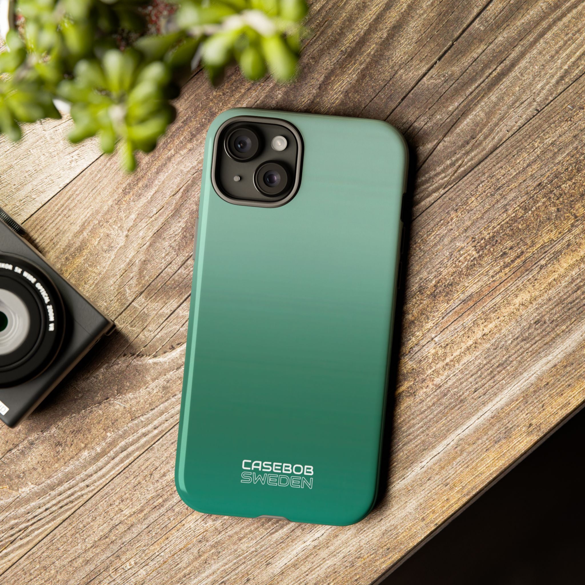 Strati Orizzonte Verde Acqua iPhone 15 - Tough