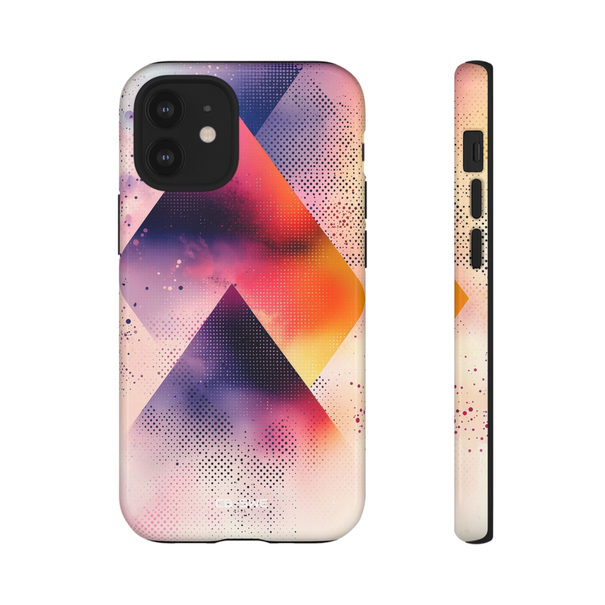Vivid Triangles Ascend - iPhone Case