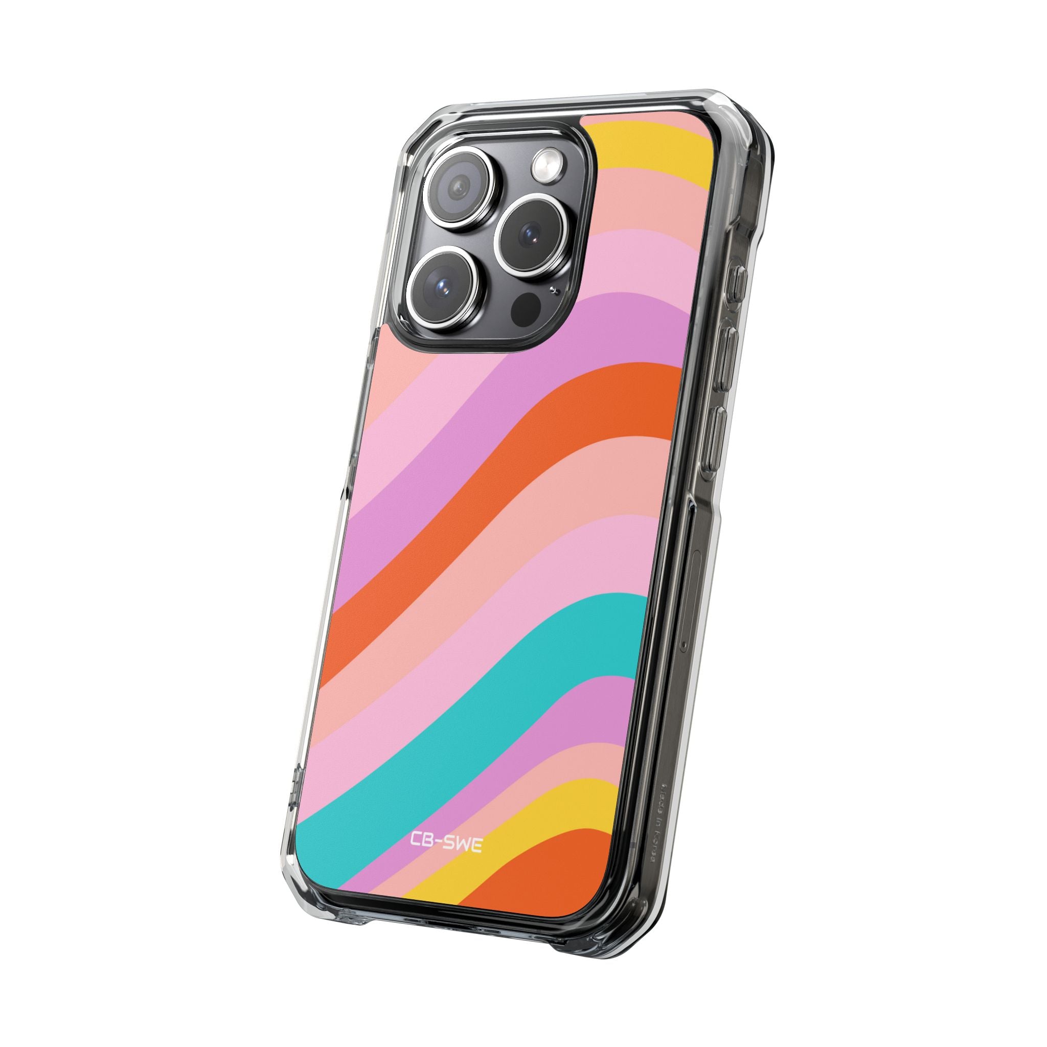 Fluid Color Waves iPhone Case - Impact