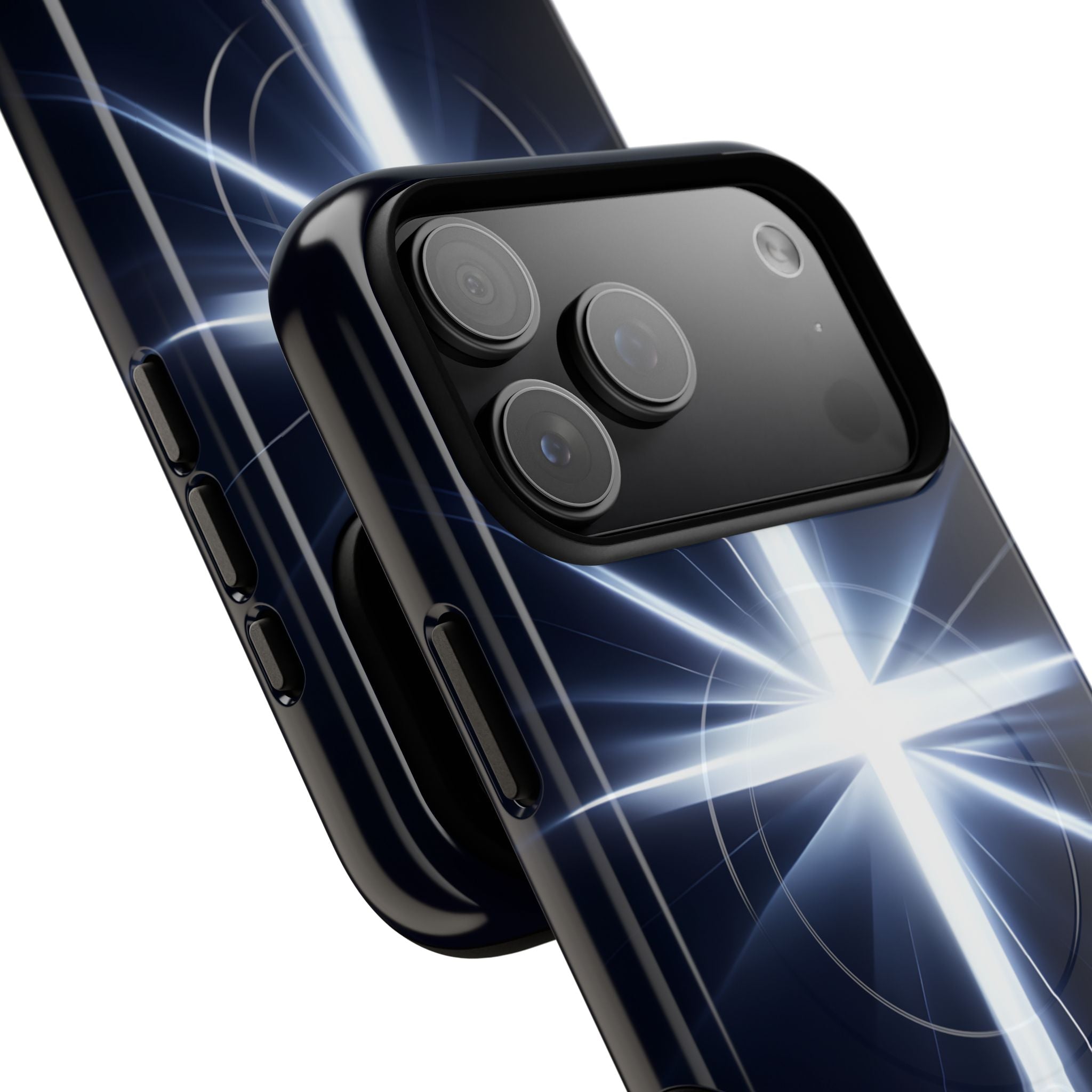 Glowing Crossburst iPhone 17 Pro Max Case - Tough+