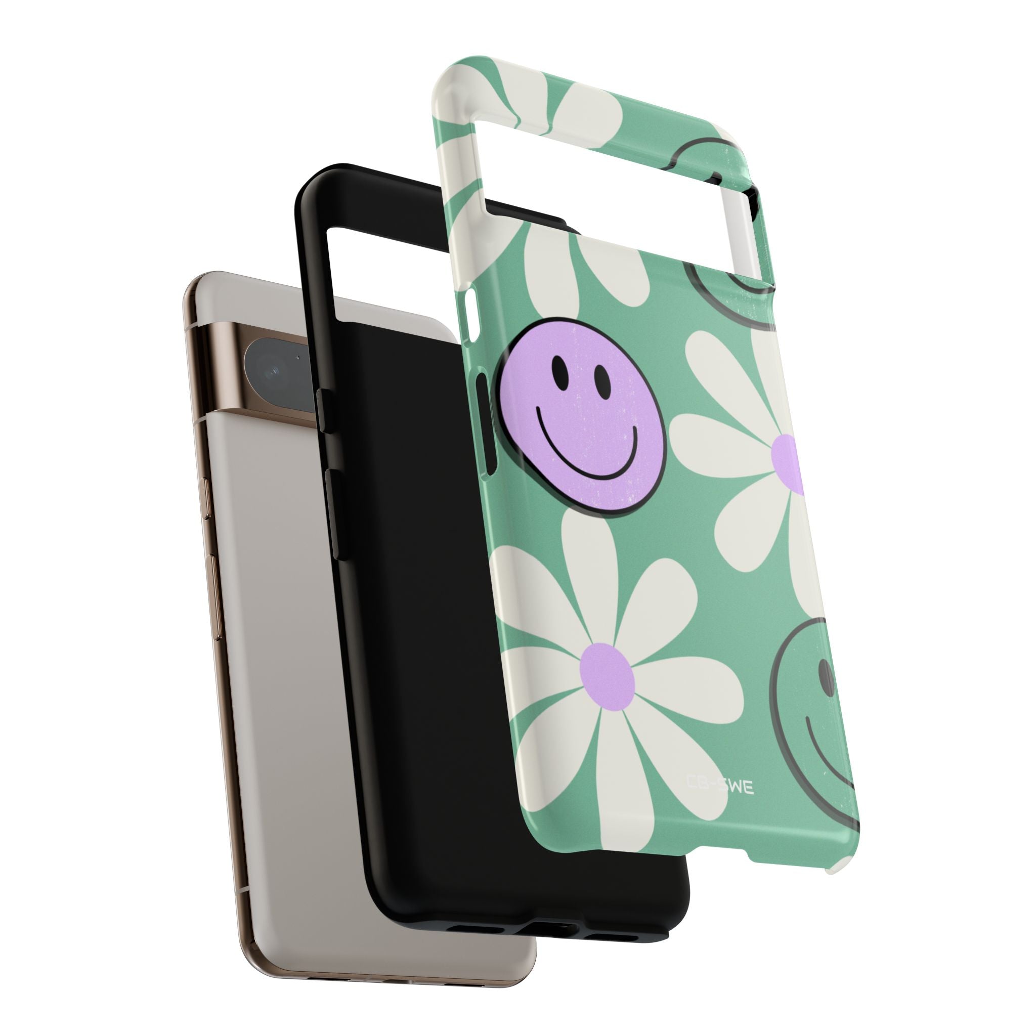 Playful Retro Blooms - Google Pixel Case
