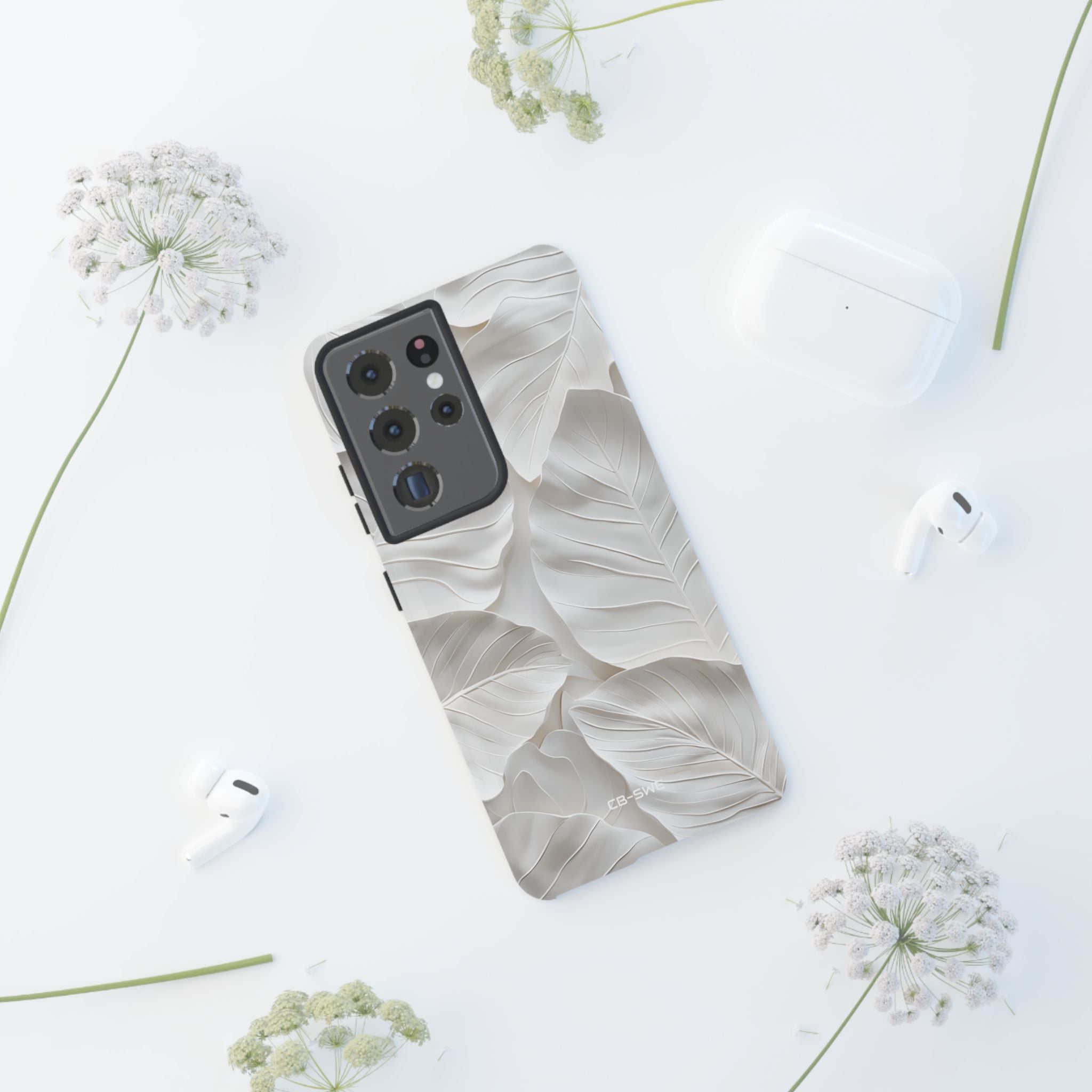 Elegant Leaf Relief - Samsung Case