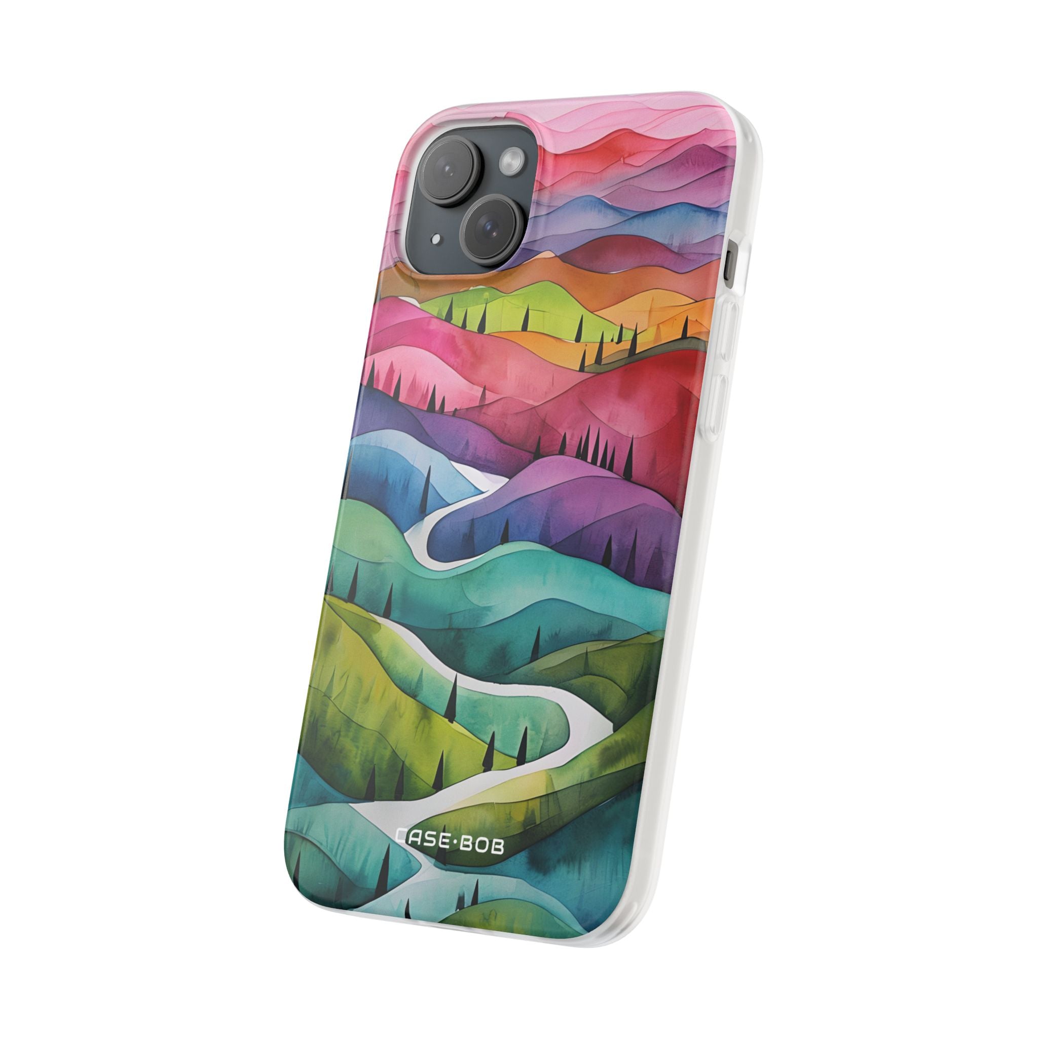 Winding Verdure iPhone 15 Plus Case - Soft