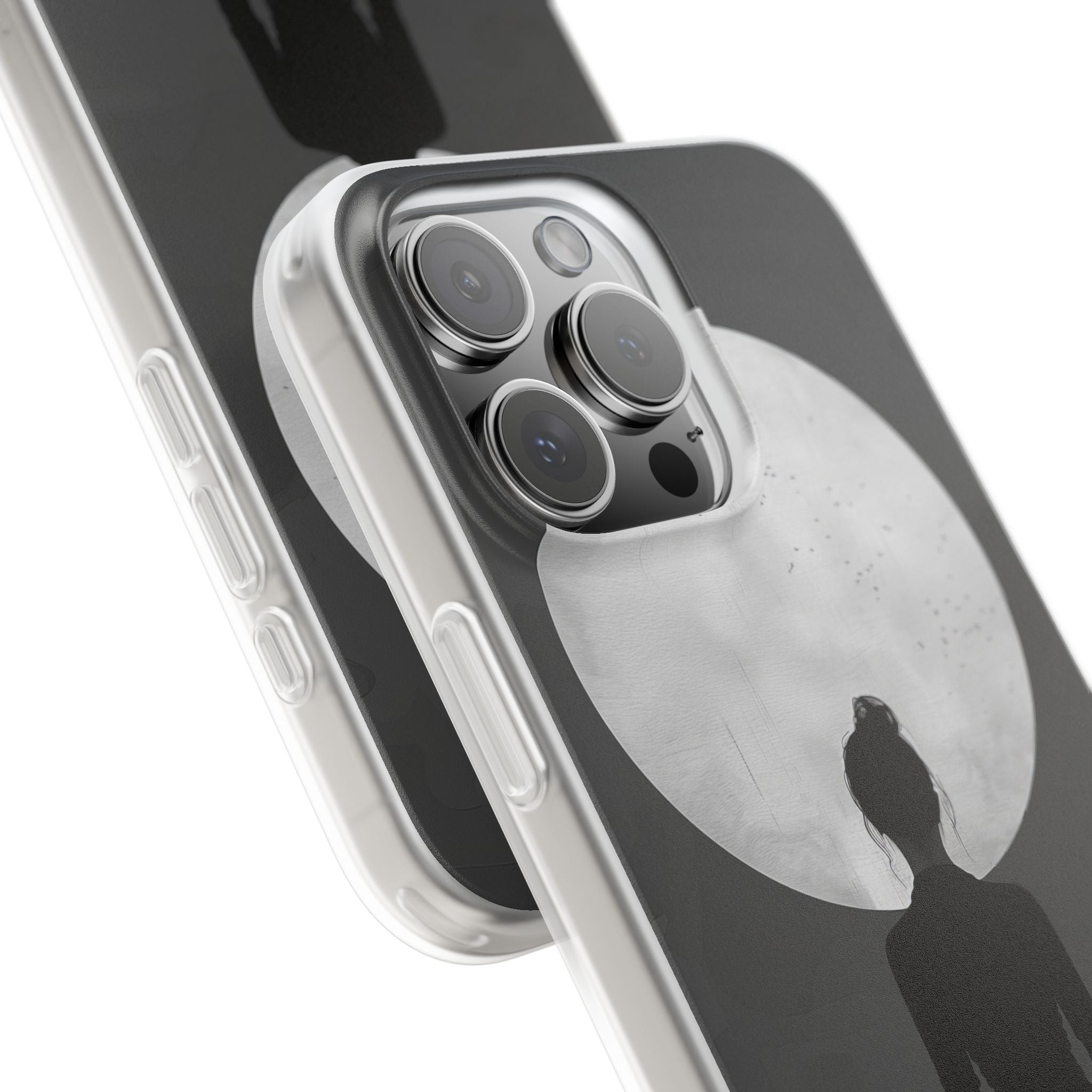 Silhouette Moonlight iPhone 16 Pro Max Case - Soft