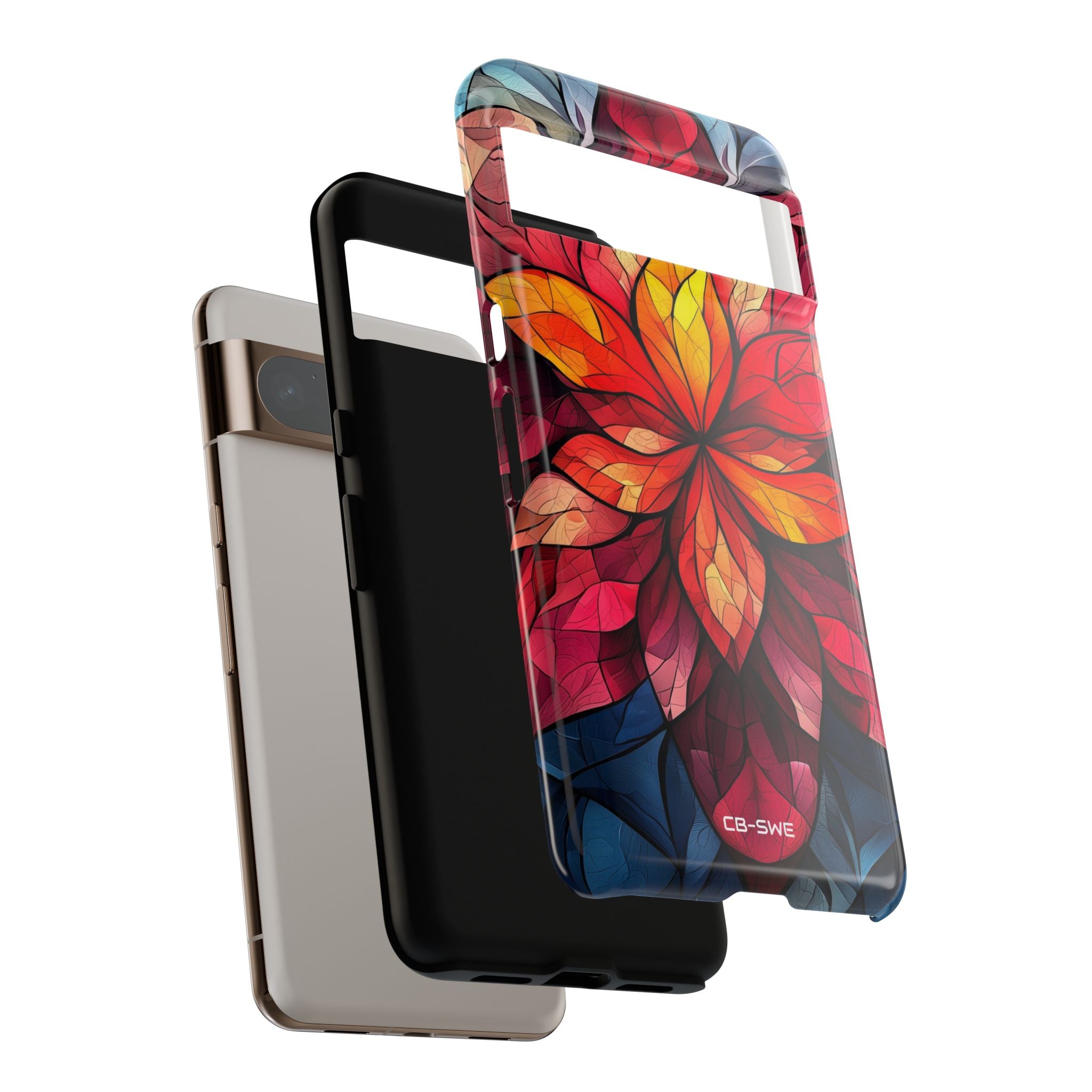 Flame Blossoms Glow - Google Pixel Case