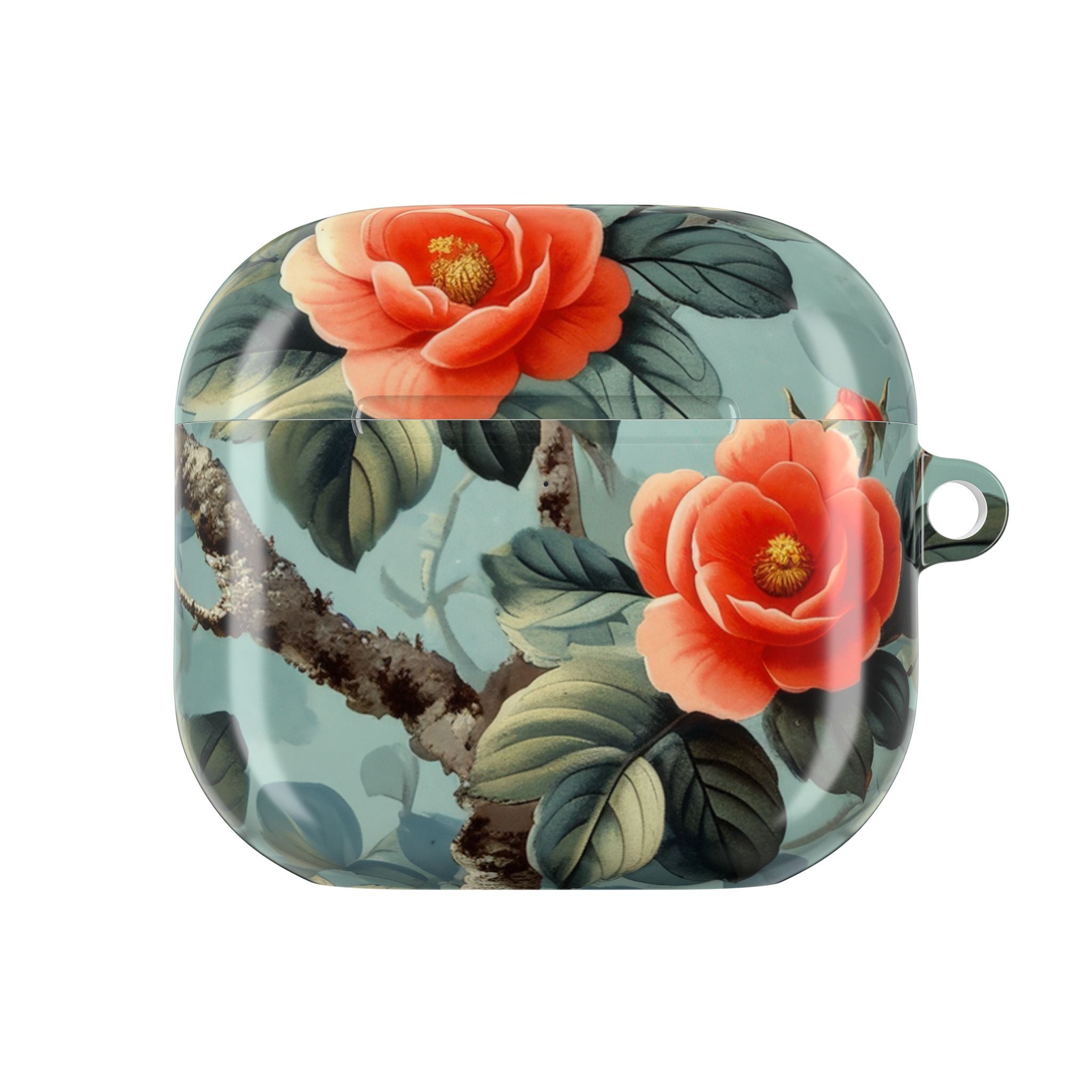 Pink Camellia - AirPods Case