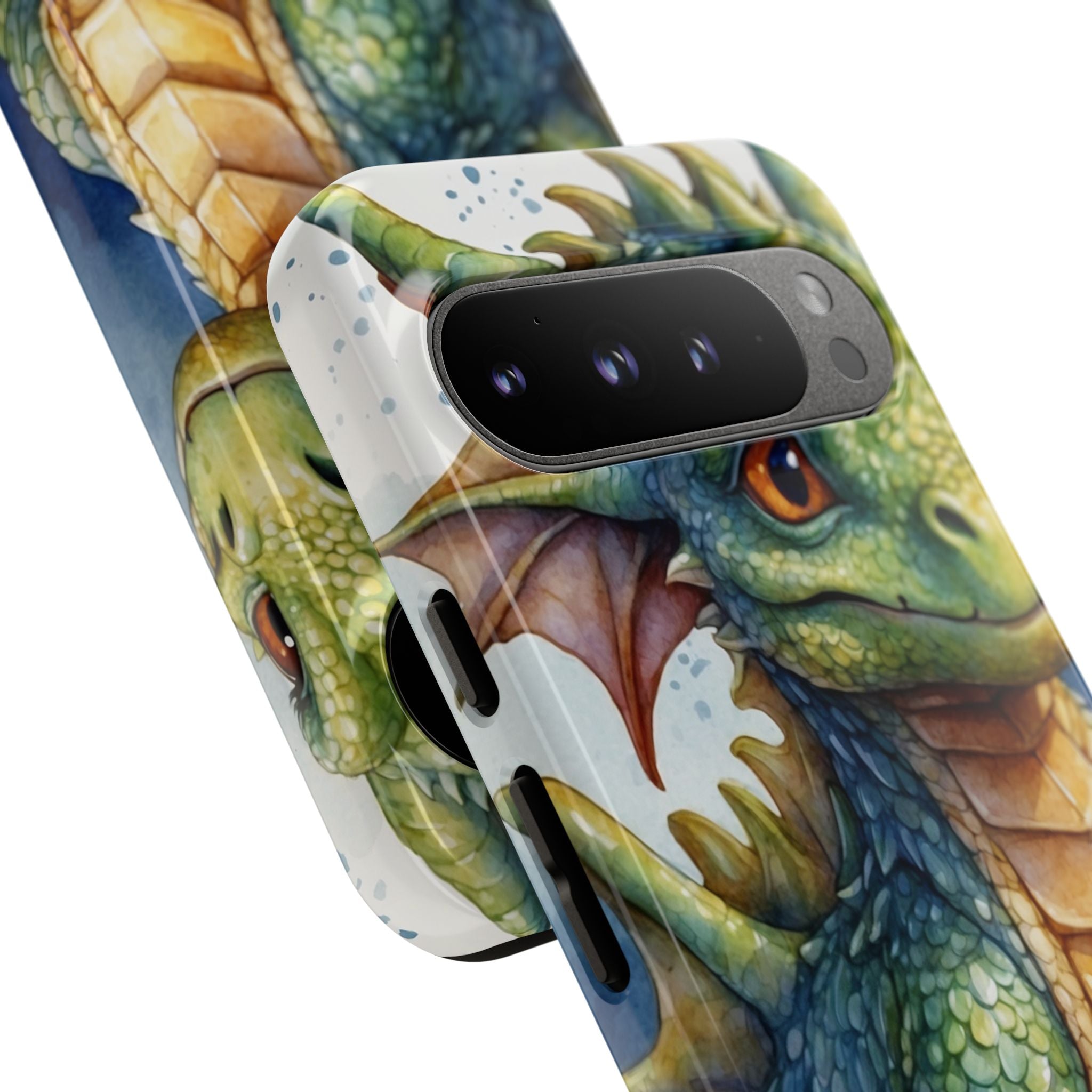 Green Dragon Smiles - Google Pixel Case