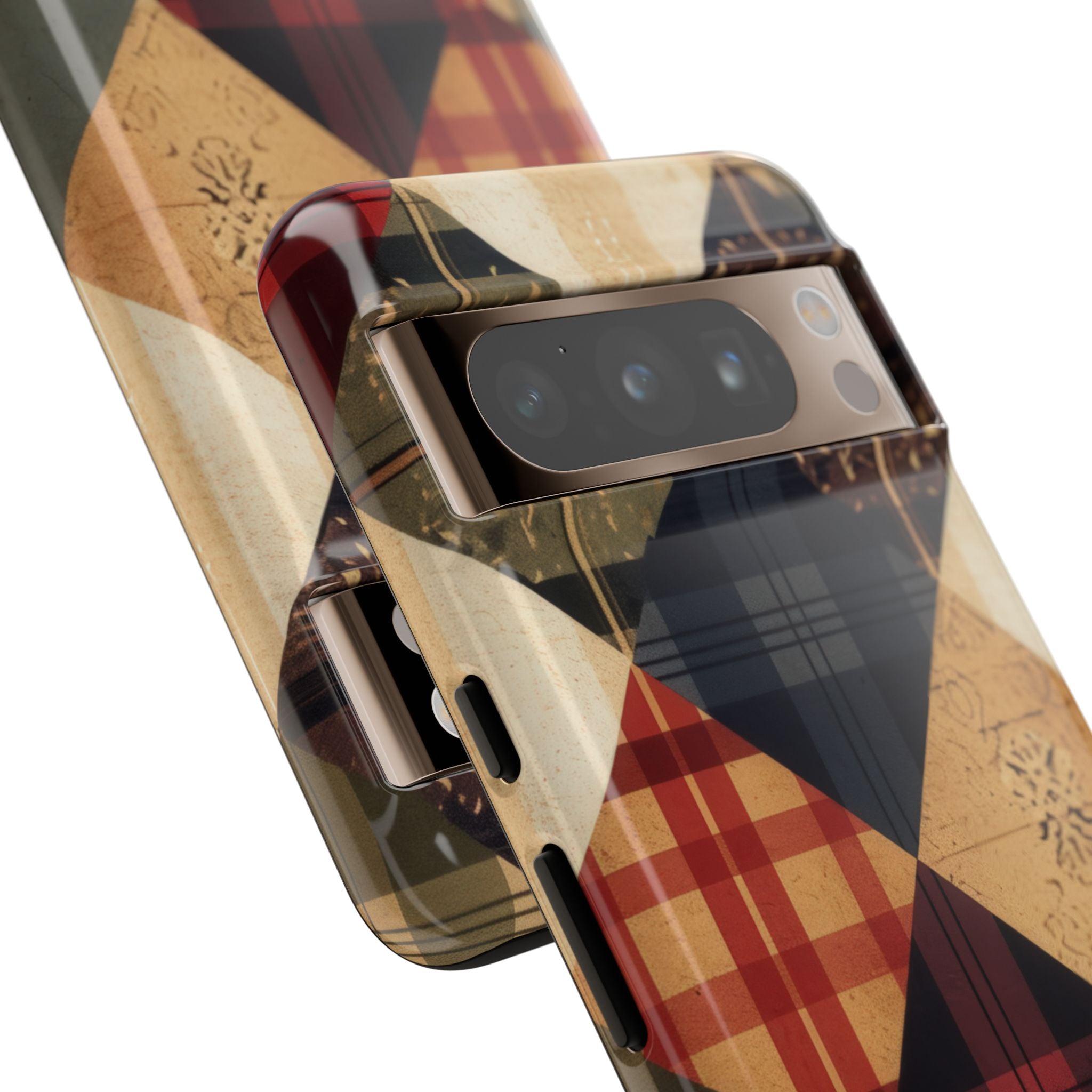 Rustic Quilt Charm Google Pixel 8 - Tough