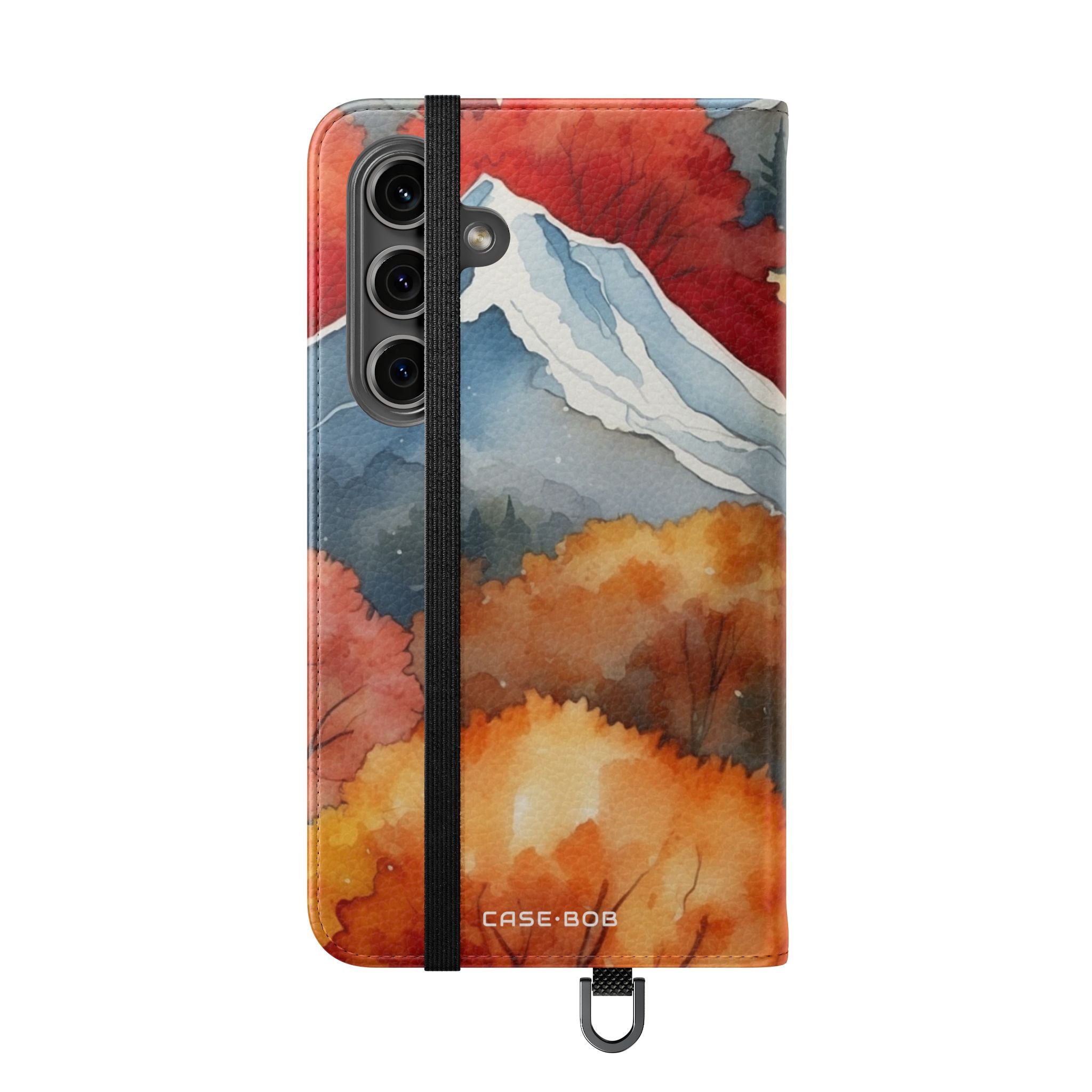 Snowcapped Ember Mountains - Samsung S24 Case - Wallet