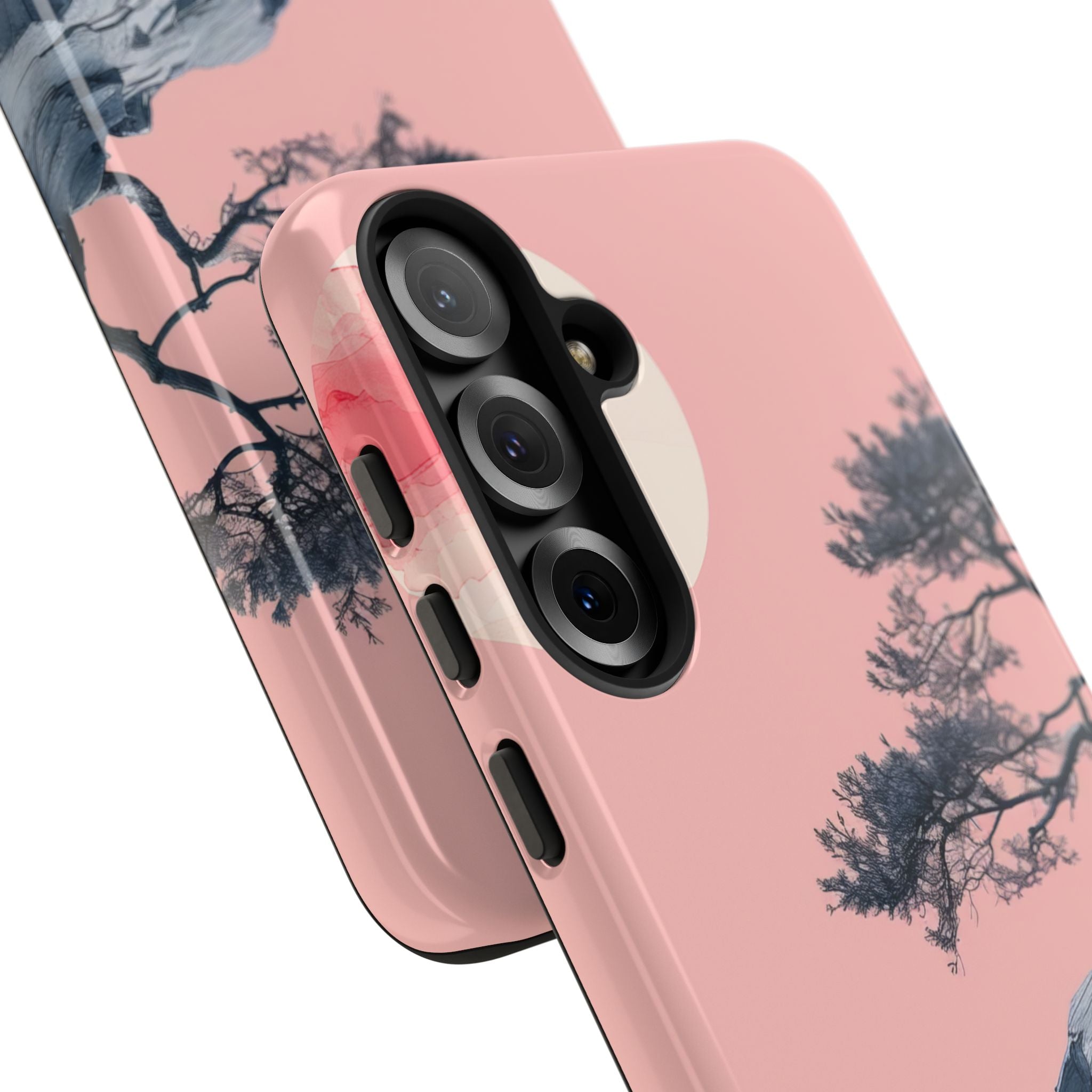 Solitudine sulla scogliera rosa Samsung S25 - Tough