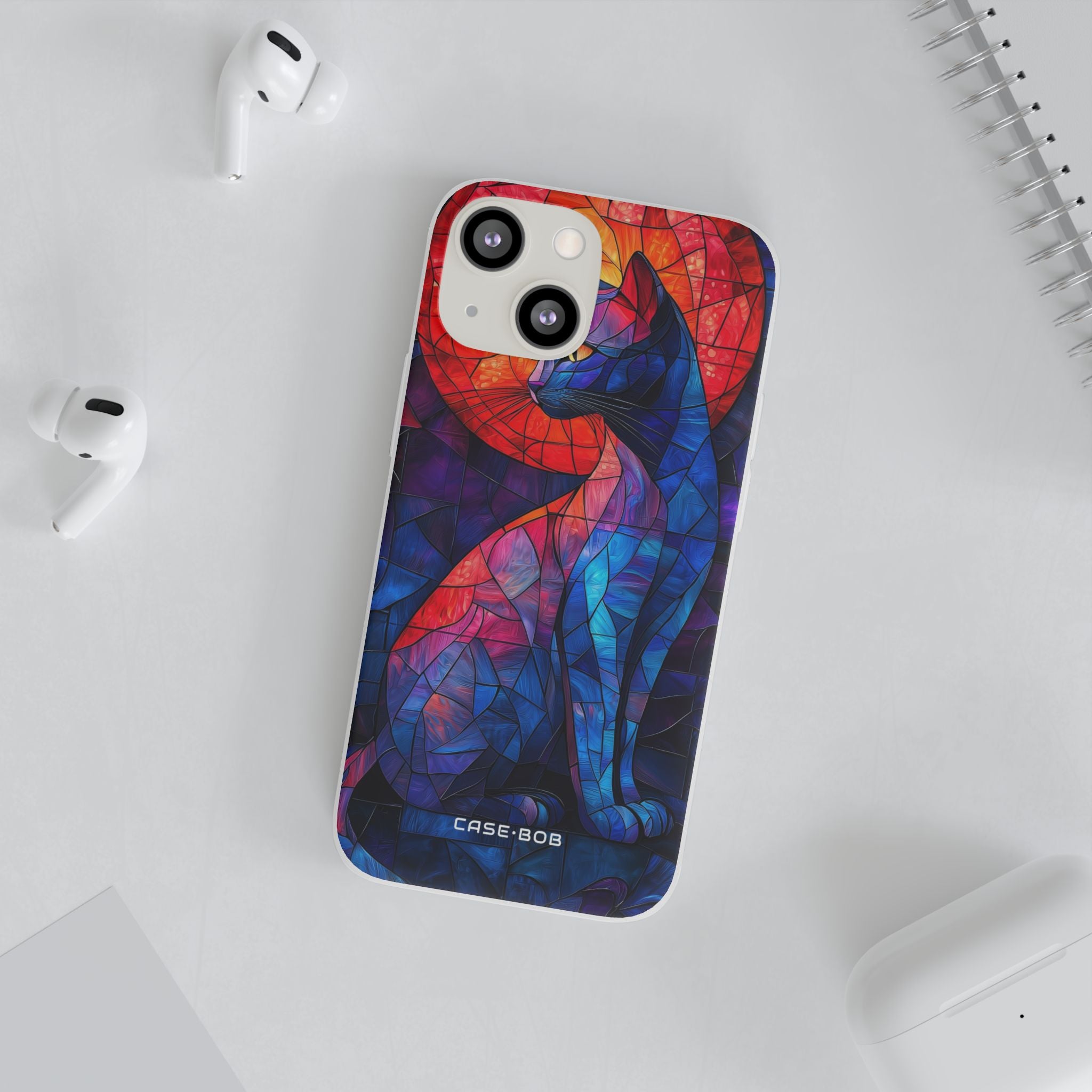 Celestial Cat iPhone 13 mini Case - Soft