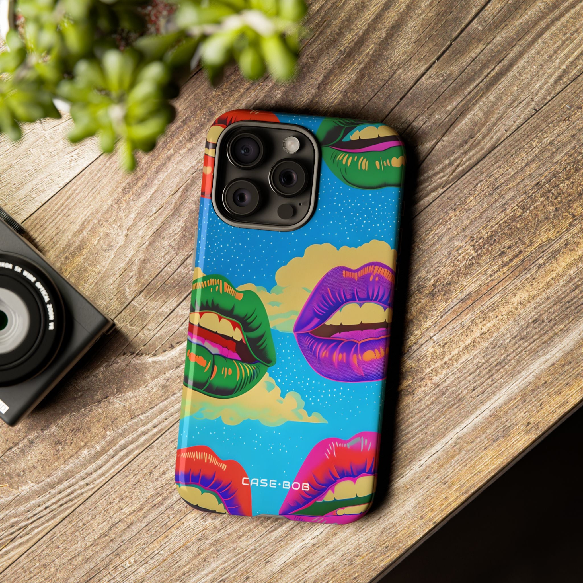 Colorful Lipscape iPhone 15 Pro Max Case - Tough