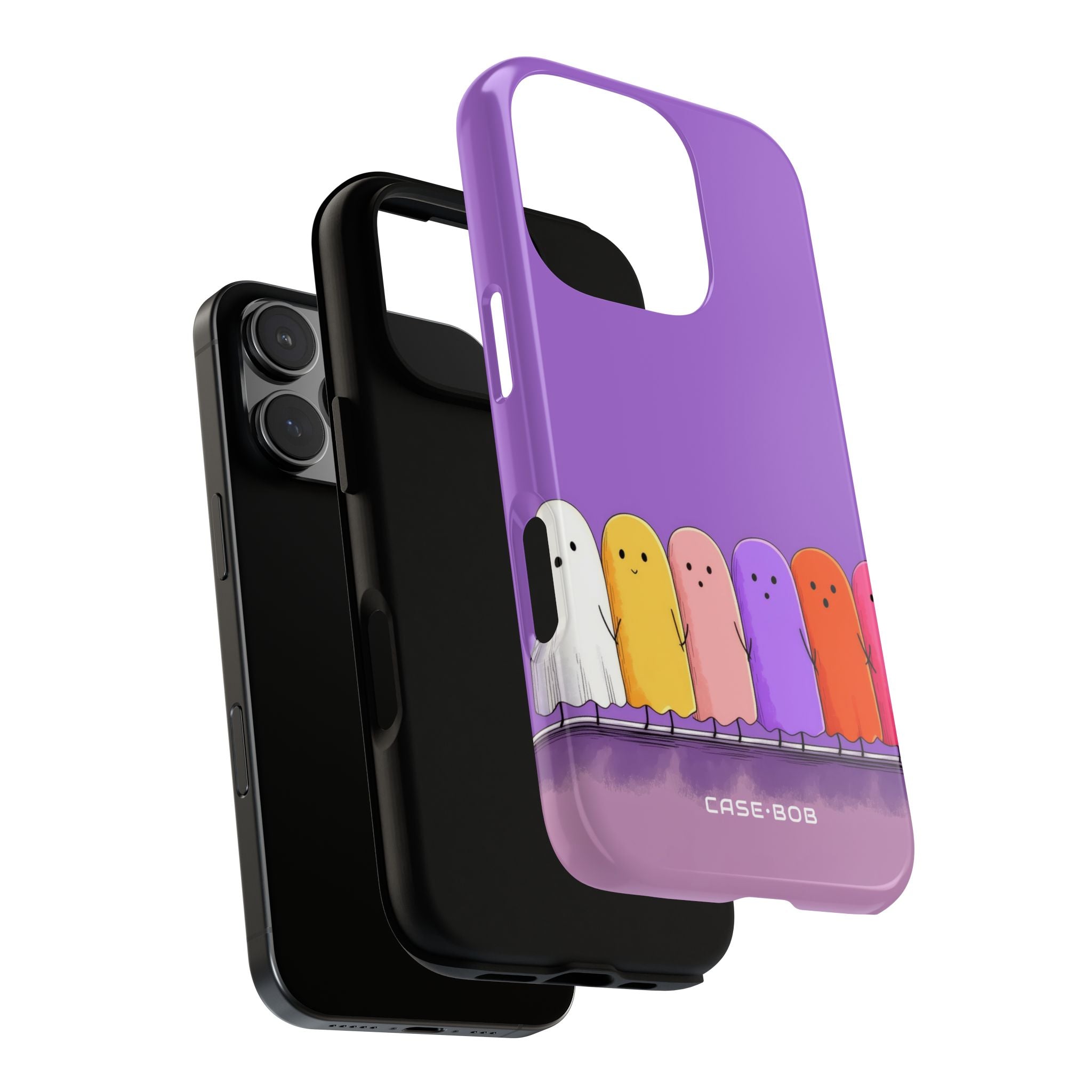 Colorful Ghosts iPhone 16 Pro Case - Tough
