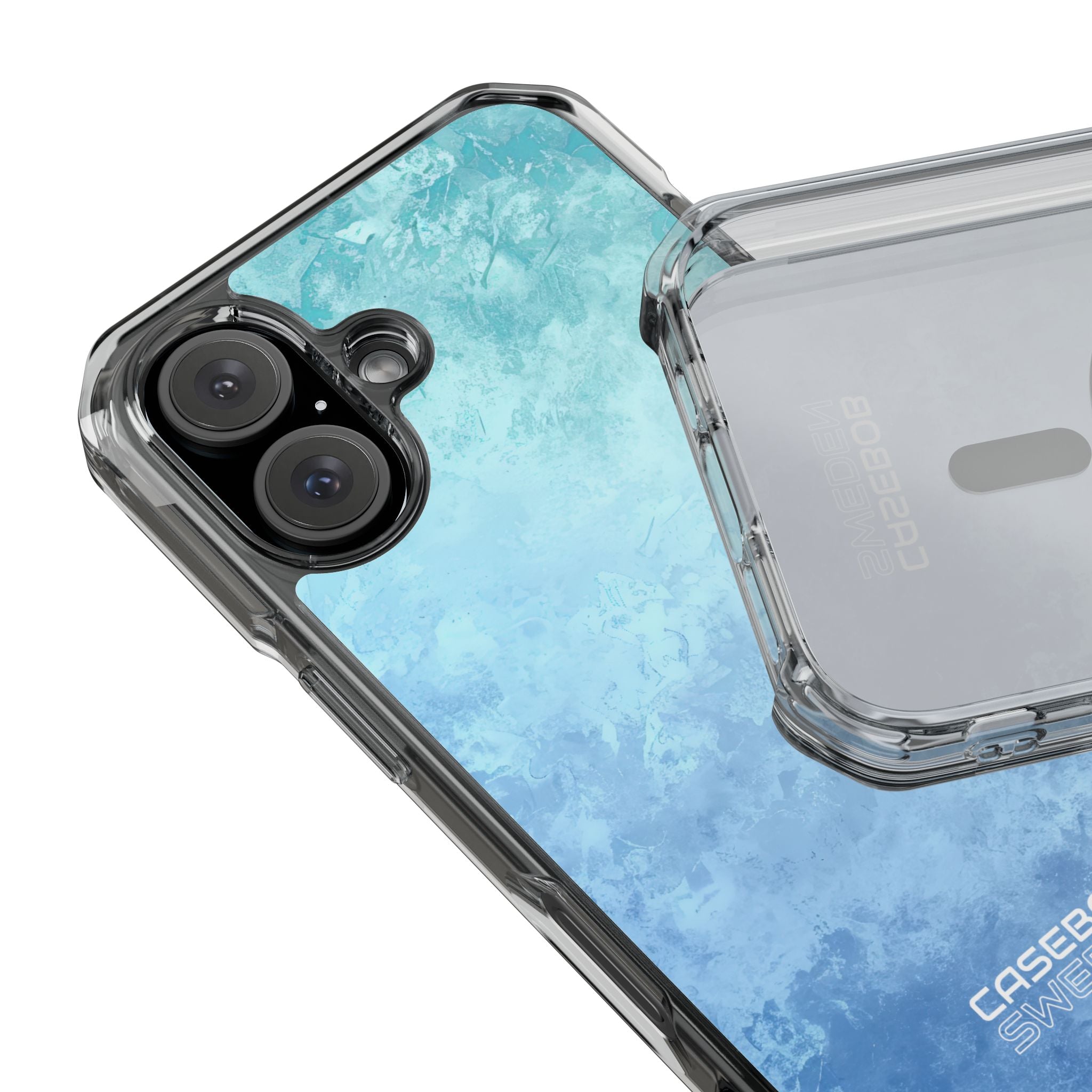 Ocean Mist Whisper iPhone 16 - Impact Clear+