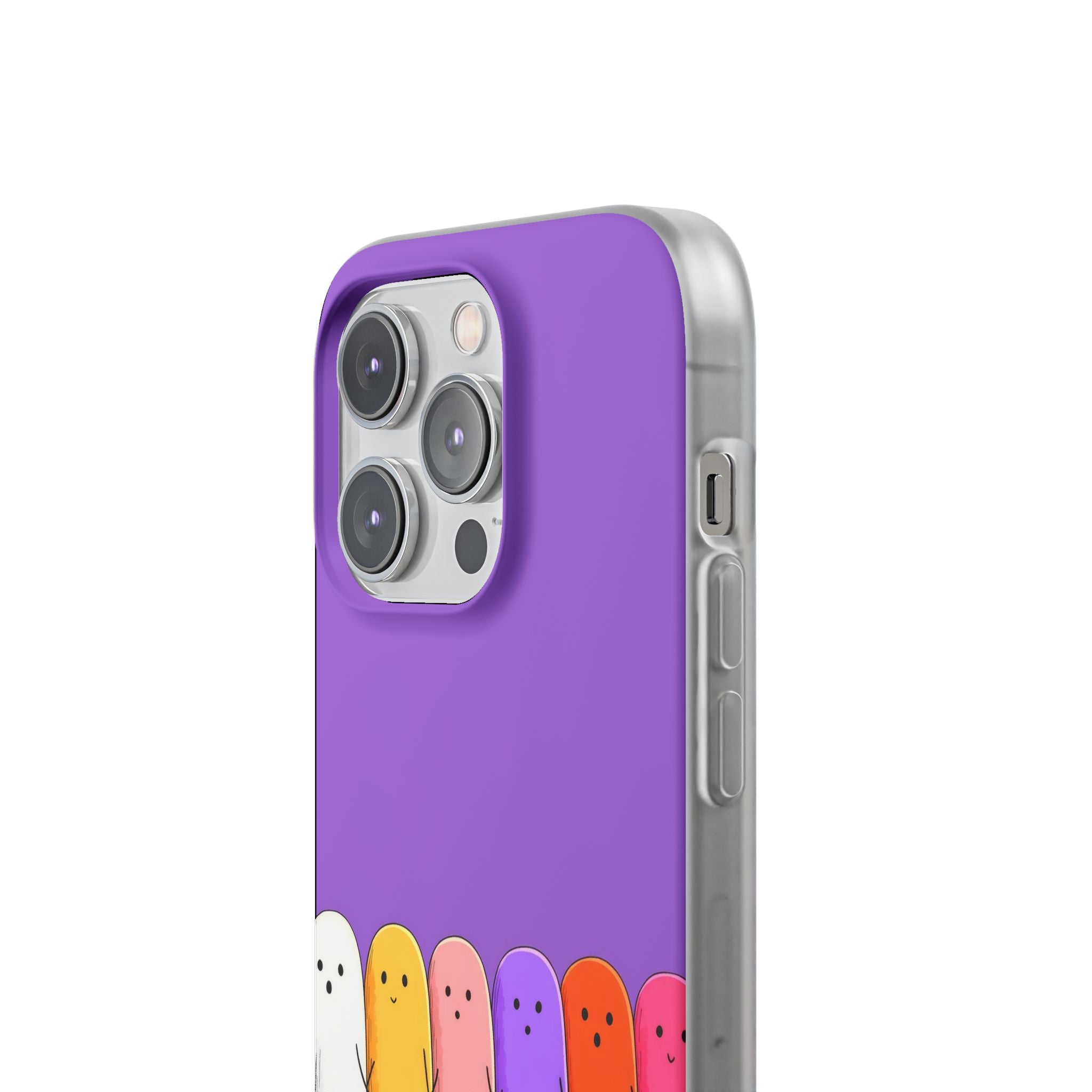 Colorful Ghosts iPhone 14 Pro Case - Soft