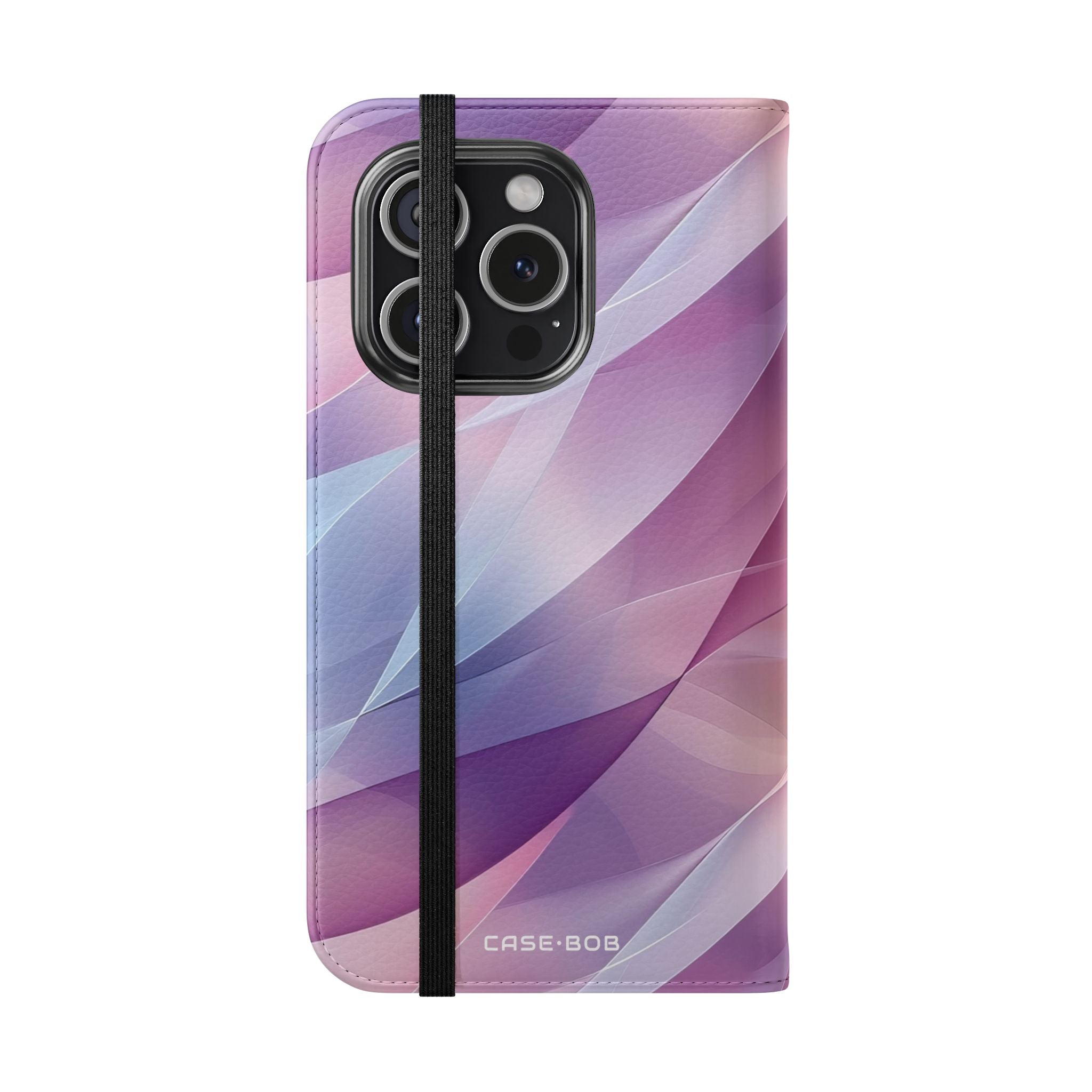 Pink Leafwave - iPhone 15 Pro Case - Wallet