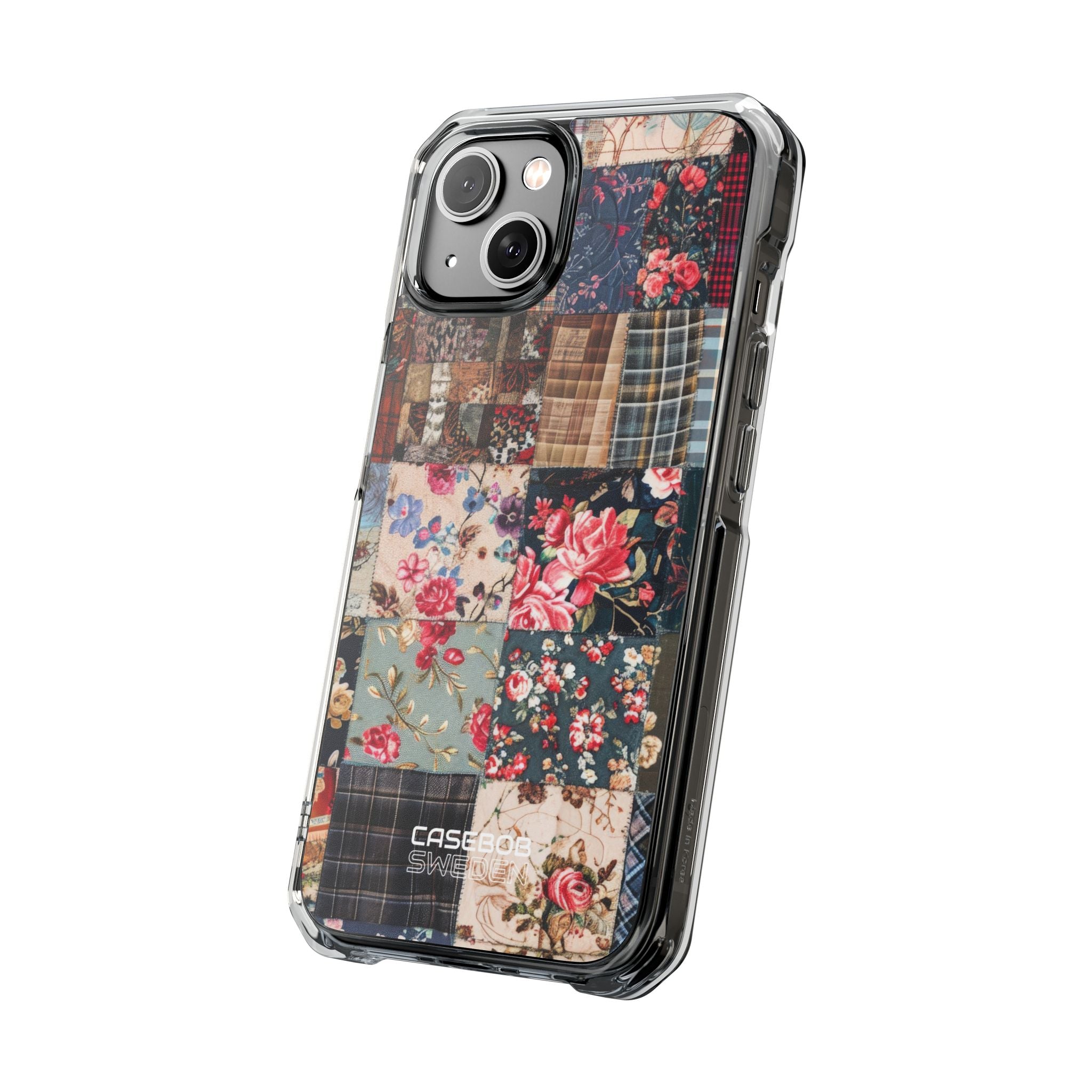 Patchwork Floral Quilt iPhone 14 - Impact Clear+